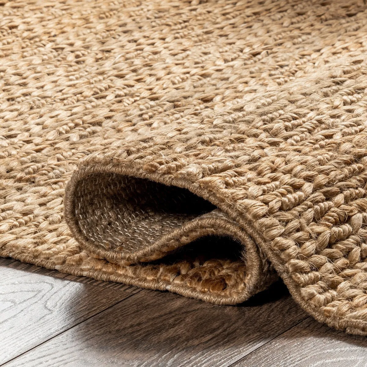 Nuloom Arlean Handmade Farmhouse Jute Area Rug