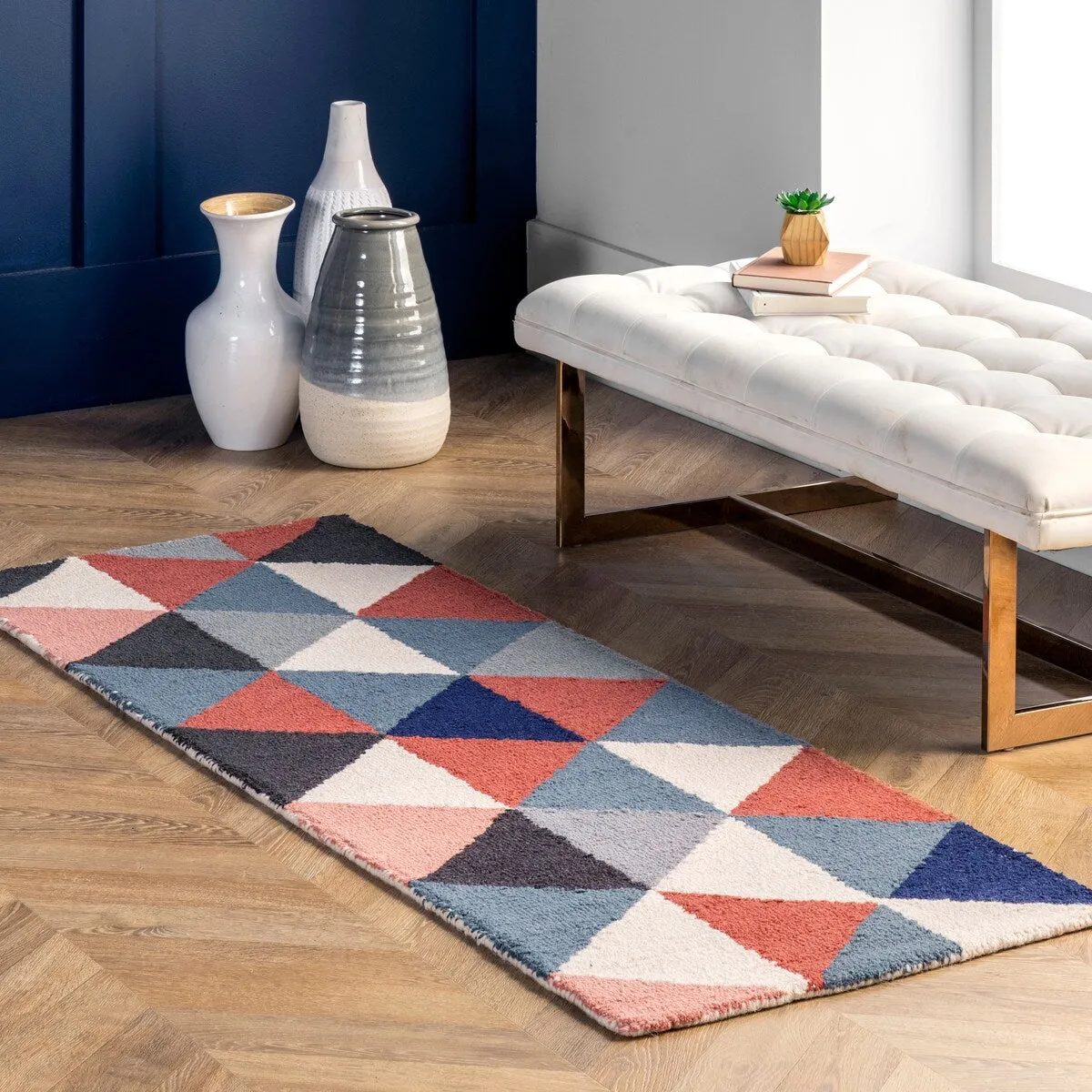 Nuloom Bianca Triangles Area Rug