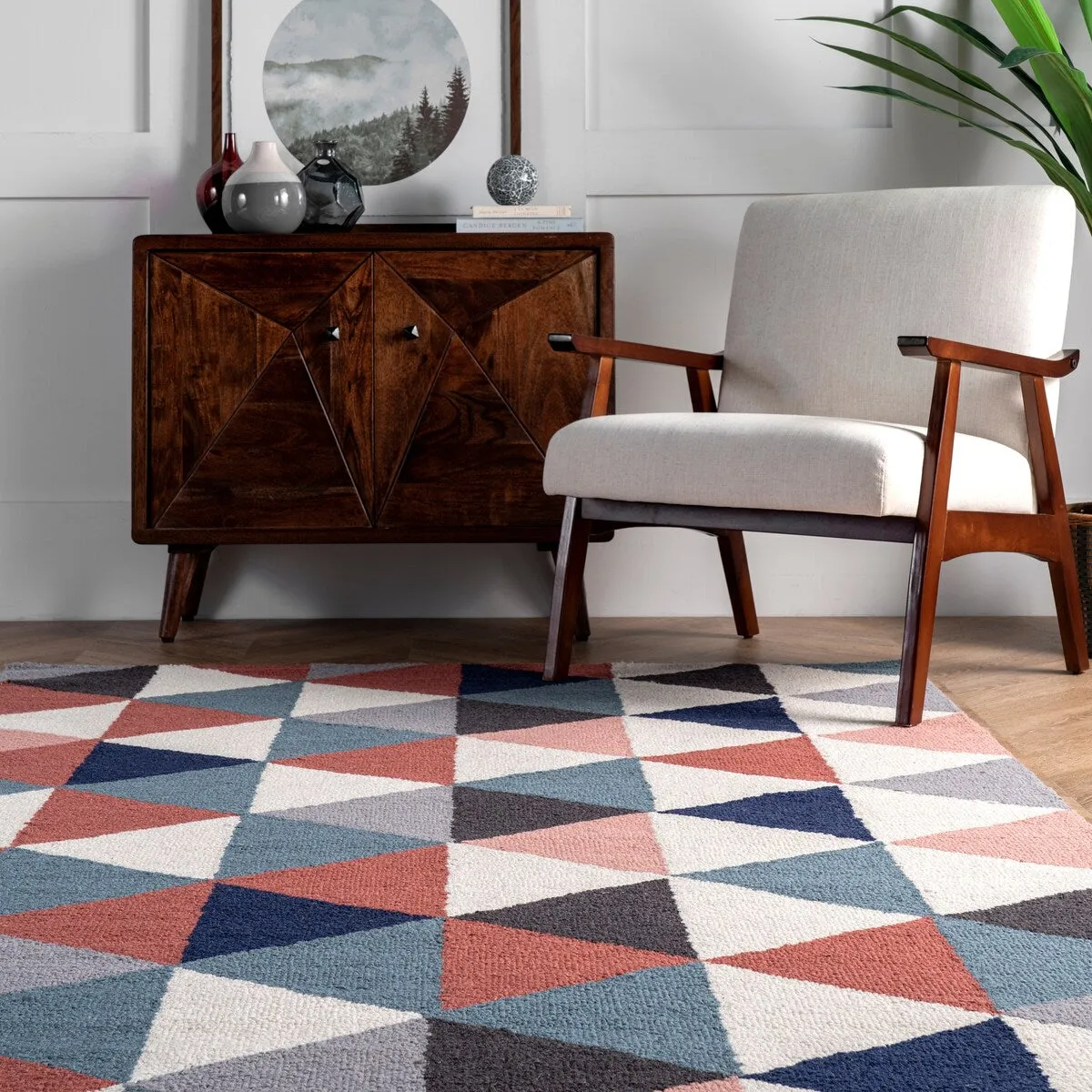 Nuloom Bianca Triangles Area Rug