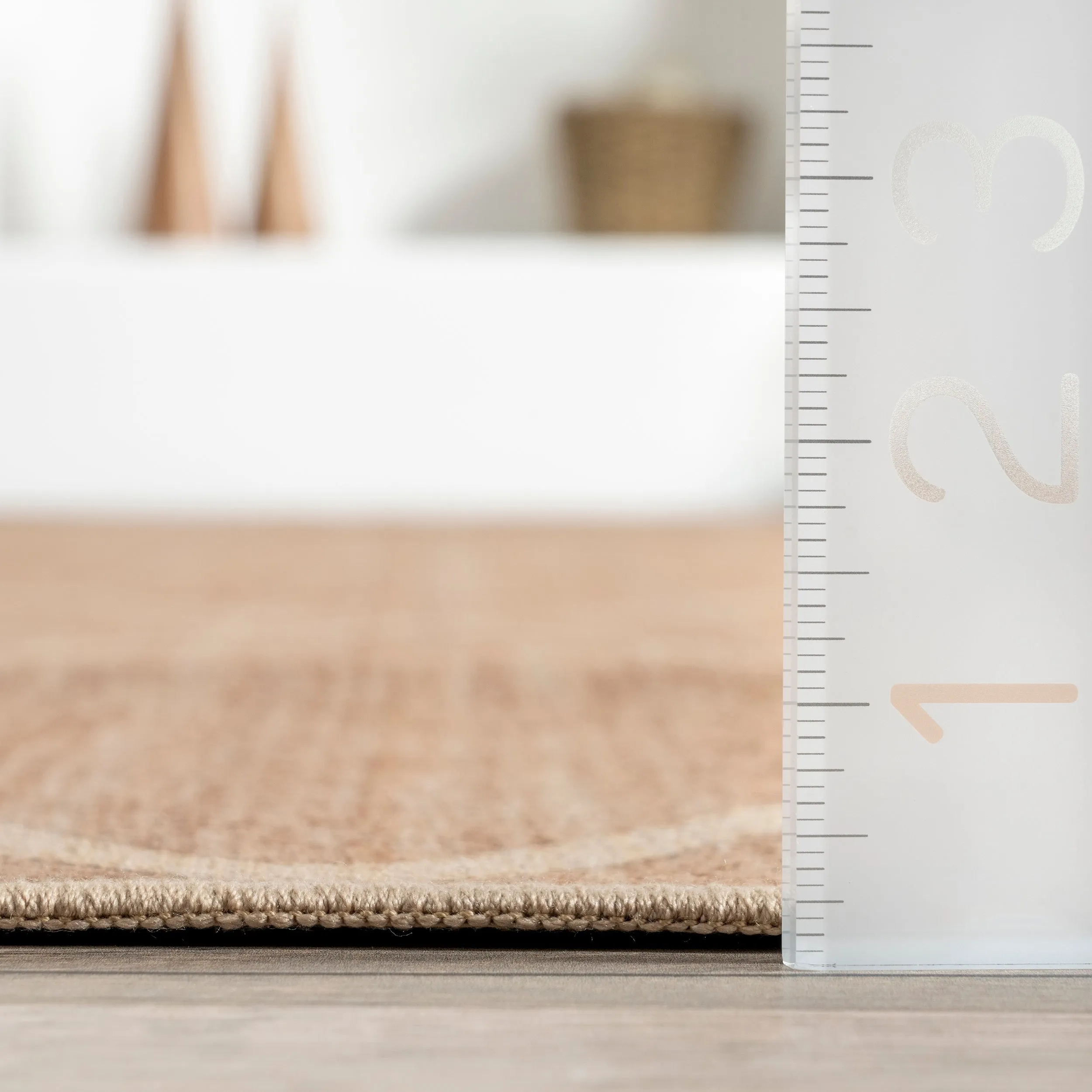Nuloom Billy SpinClean Diamond Easy-Jute Machine Washable Area Rug