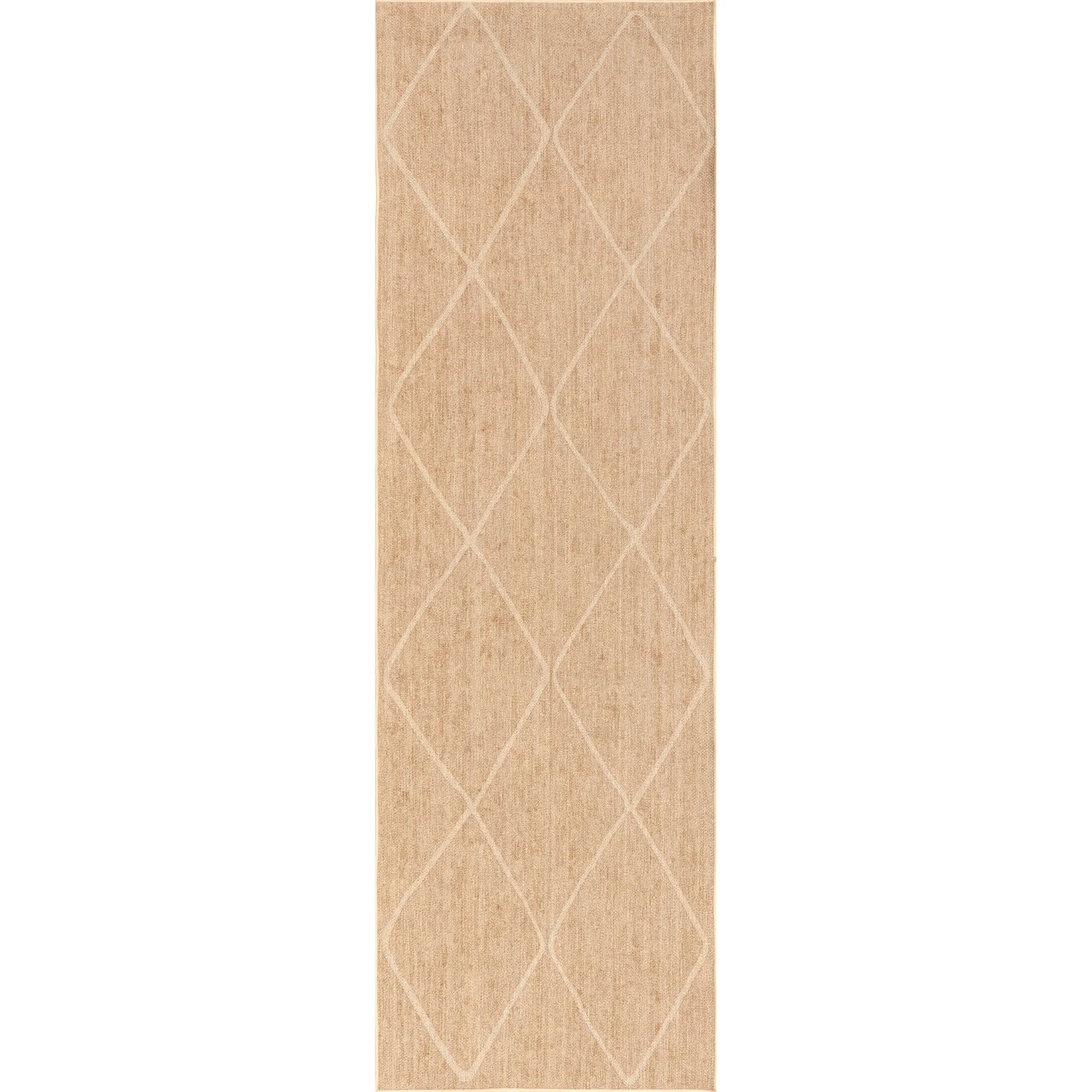 Nuloom Billy SpinClean Diamond Easy-Jute Machine Washable Area Rug