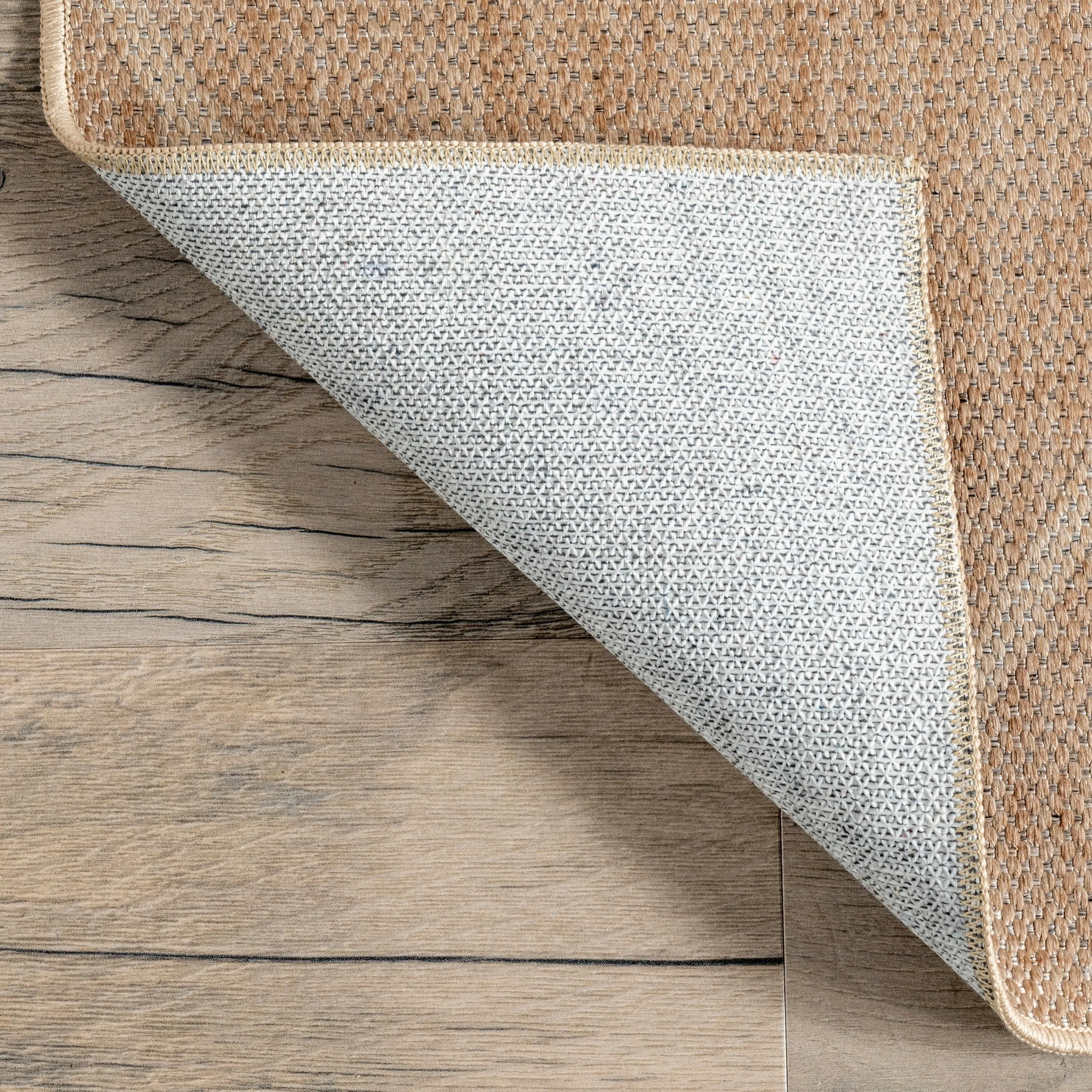 Nuloom Billy SpinClean Diamond Easy-Jute Machine Washable Area Rug