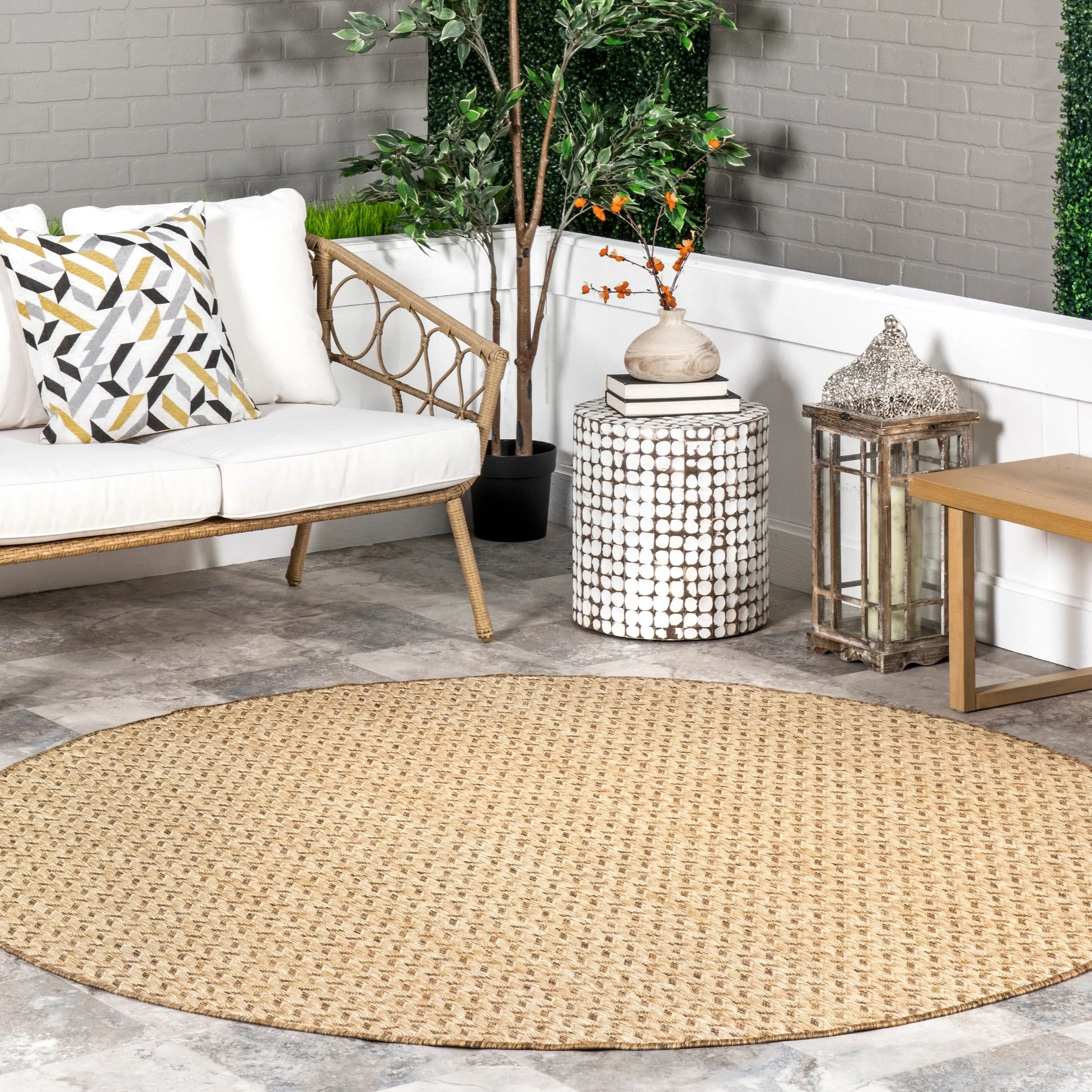Nuloom Camryn Herringbone Indoor/Outdoor Area Rug
