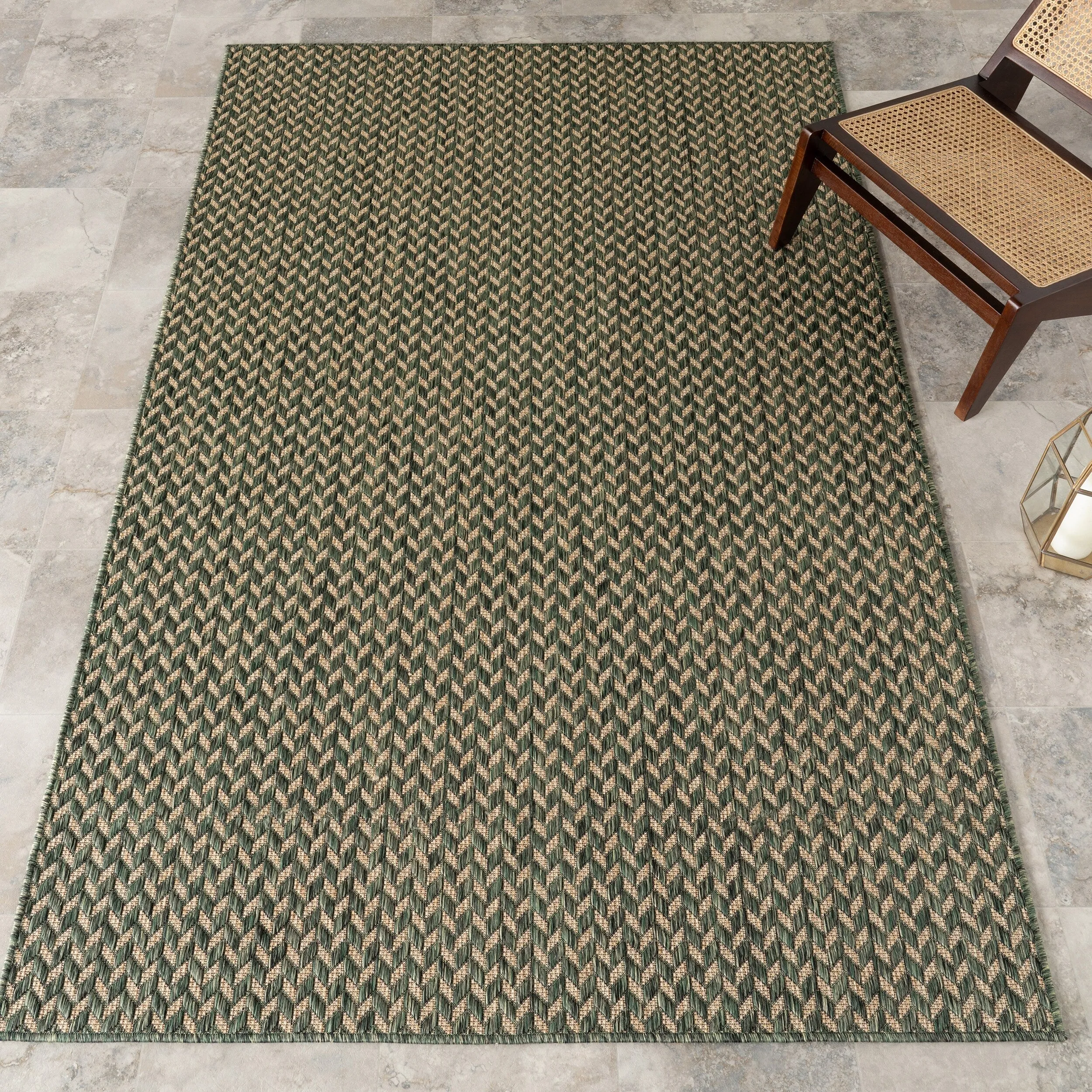 Nuloom Camryn Herringbone Indoor/Outdoor Area Rug