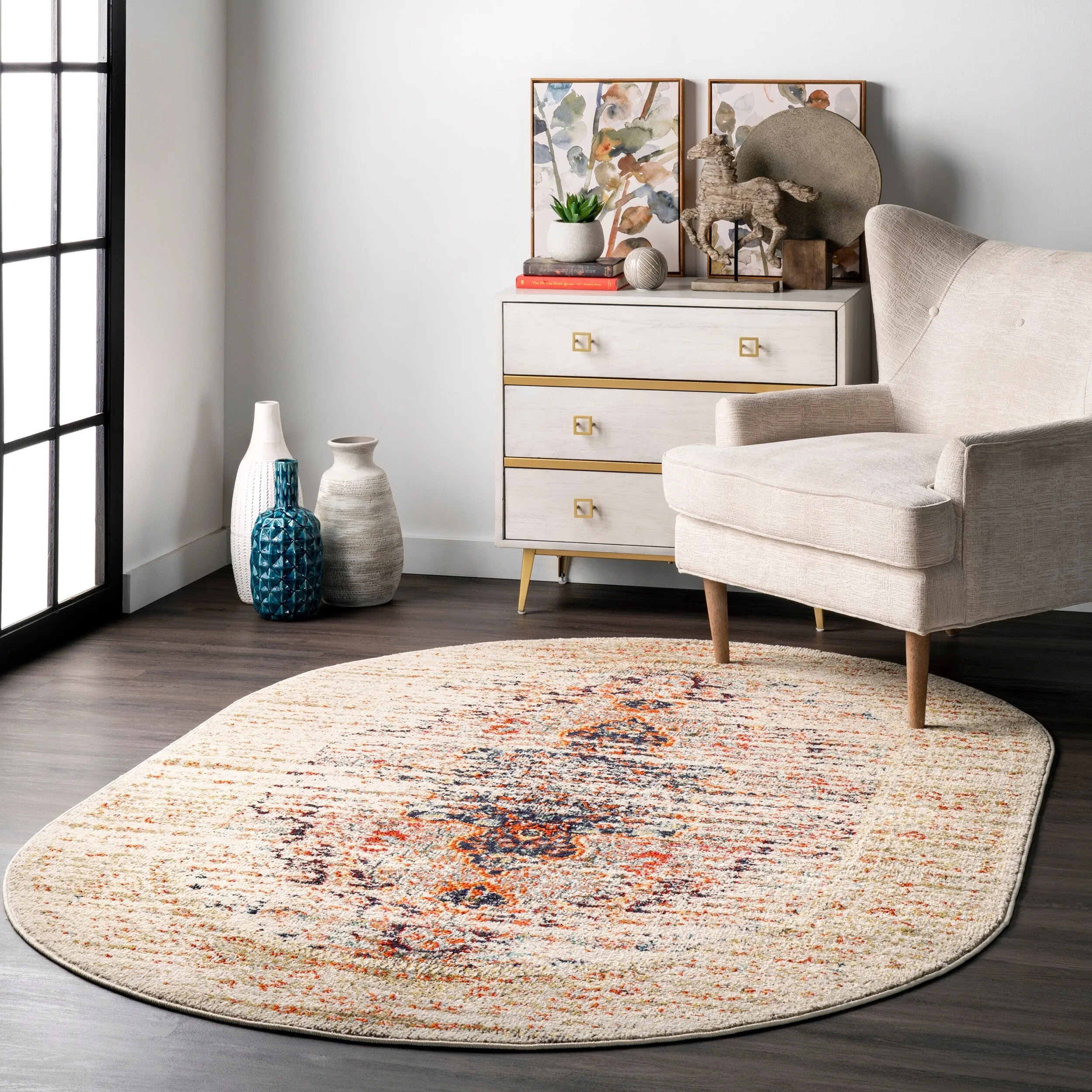 Nuloom Distressed Persian Sarita Area Rug