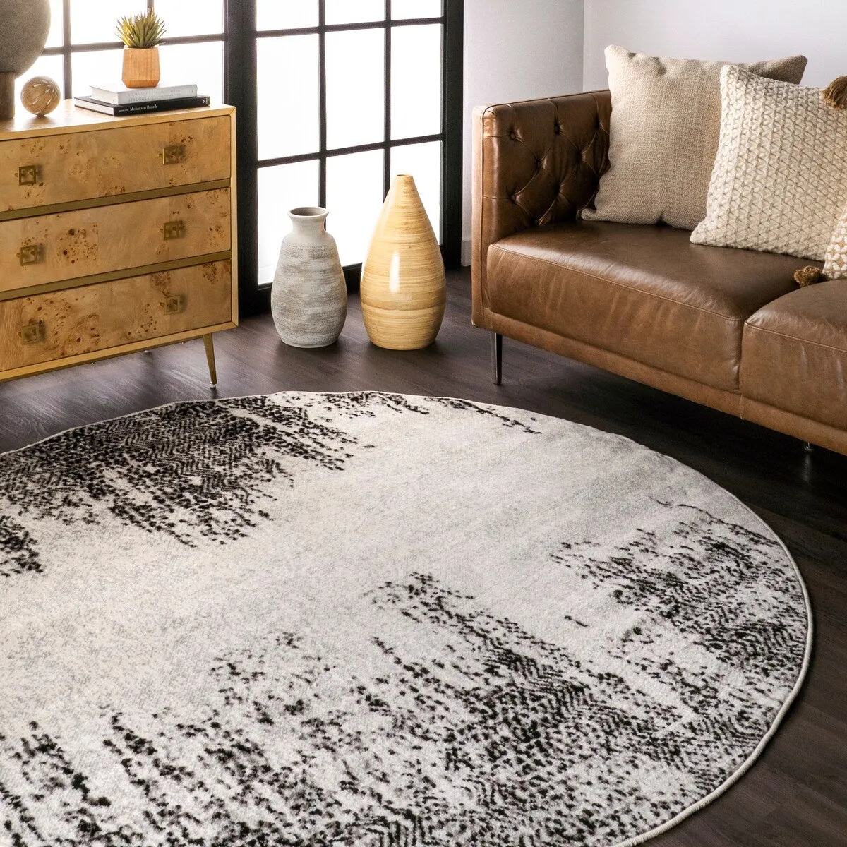 Nuloom Faded Tribal Chevrons Solid Area Rug