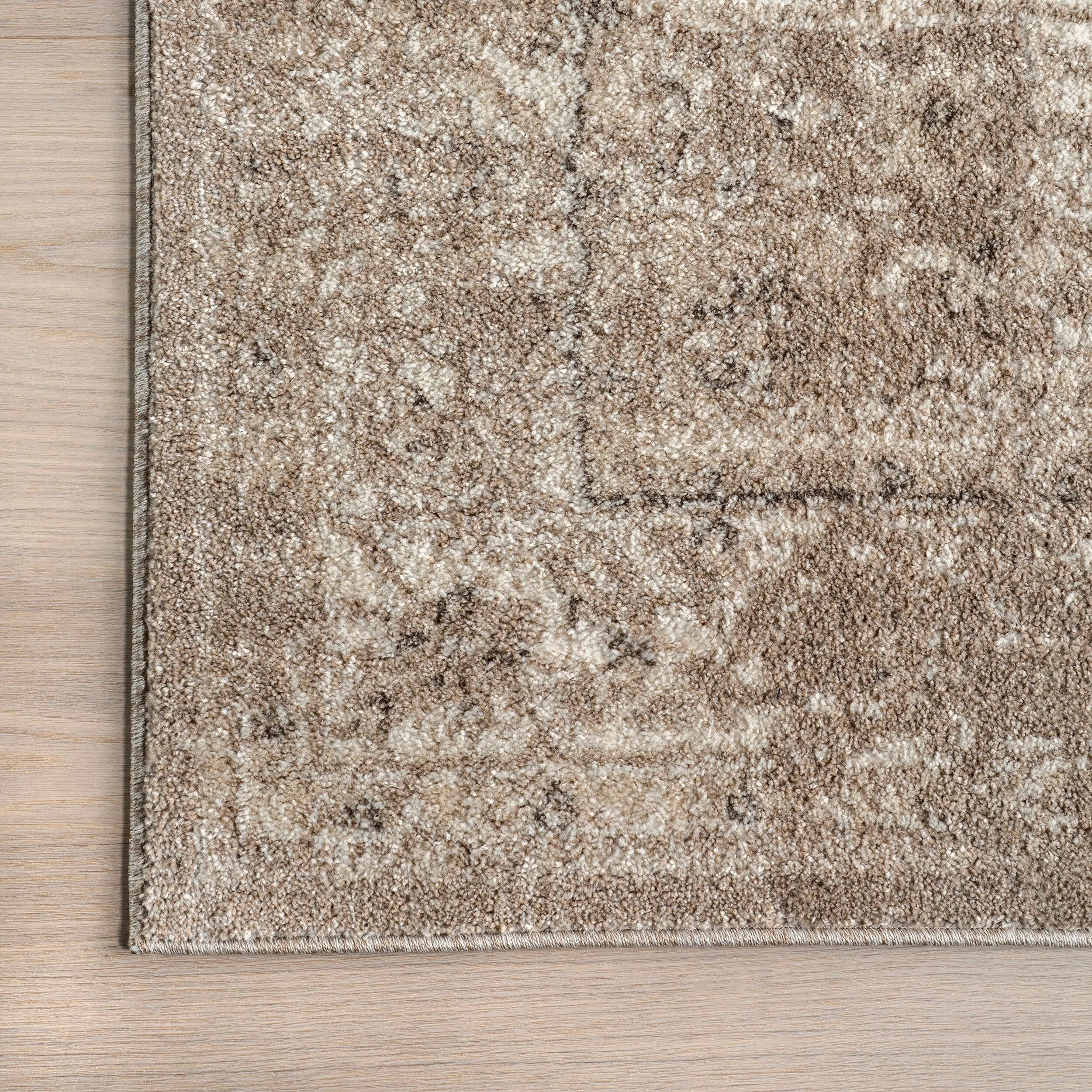 Nuloom Gena Distressed Transitional Medallion Area Rug