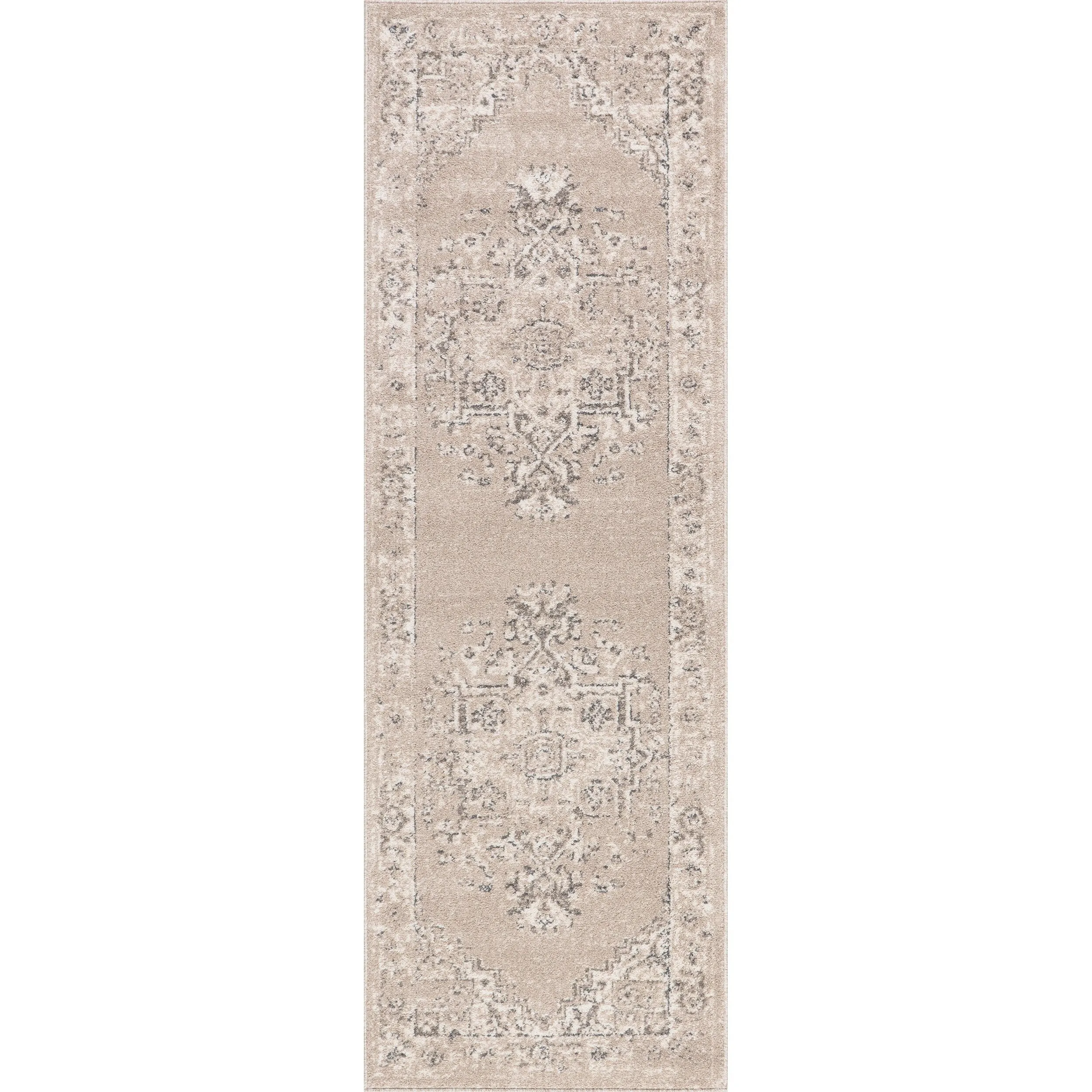 Nuloom Gena Distressed Transitional Medallion Area Rug