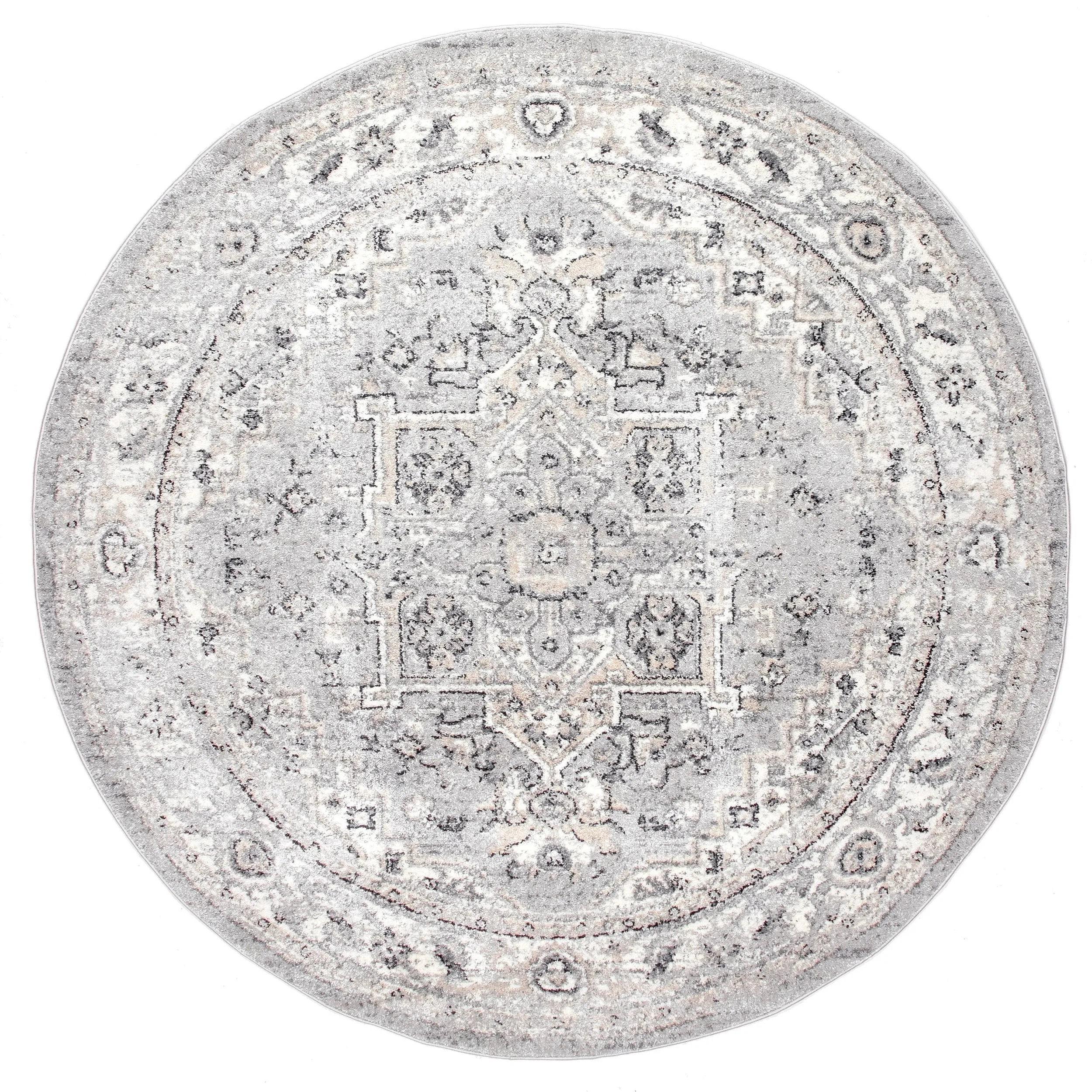 Nuloom Gena Distressed Transitional Medallion Area Rug