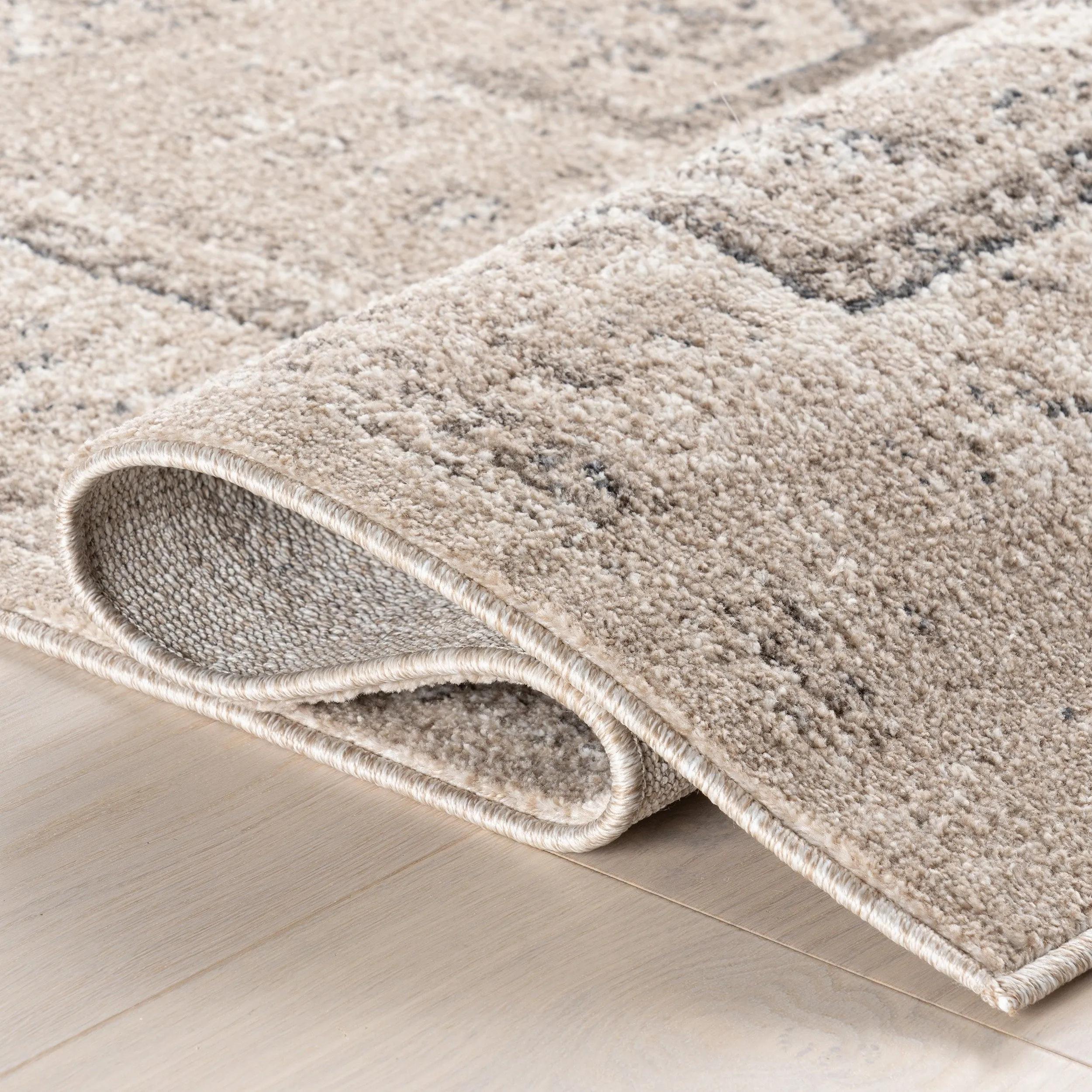 Nuloom Gena Distressed Transitional Medallion Area Rug
