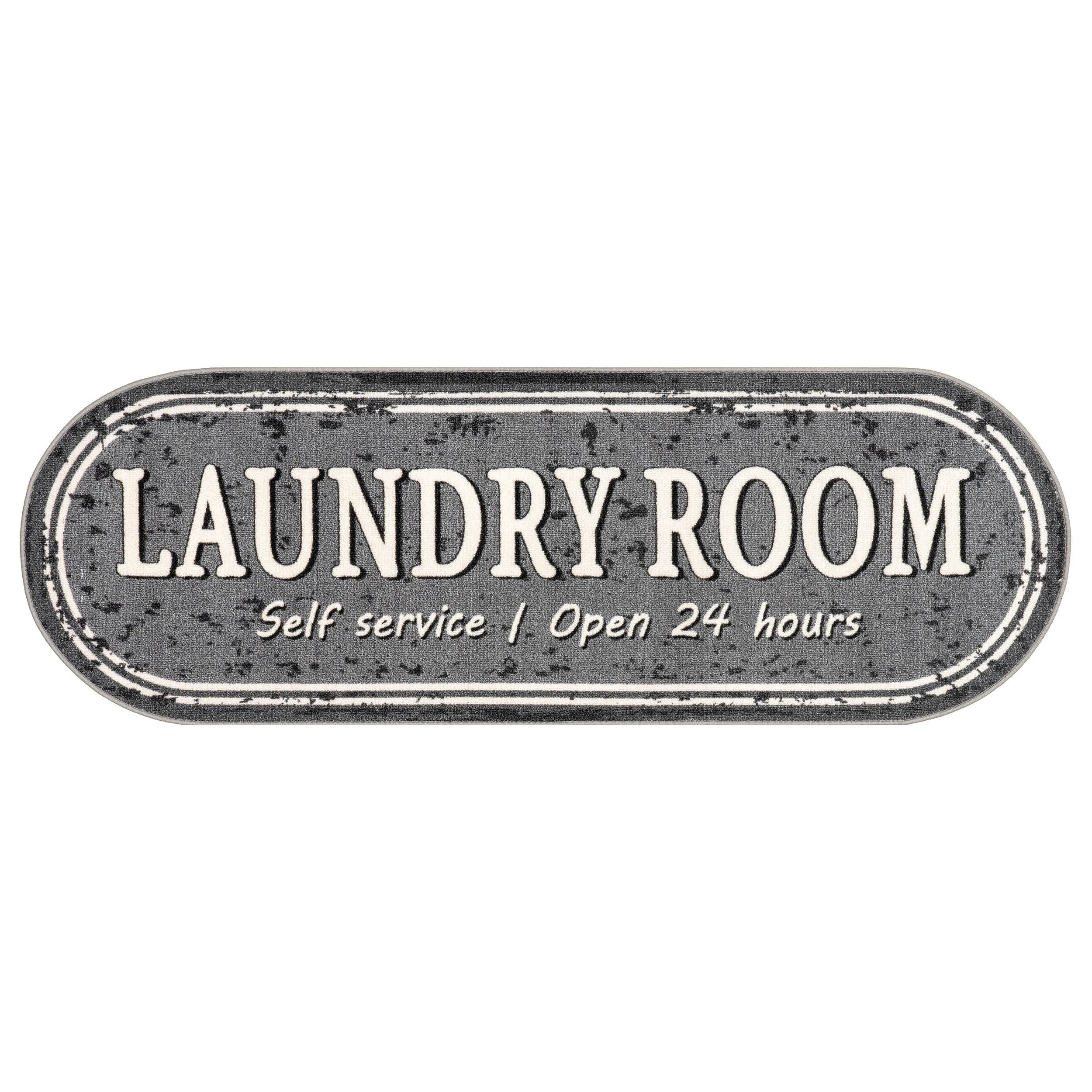 Nuloom Graphic Machine Washable Laundry Mat