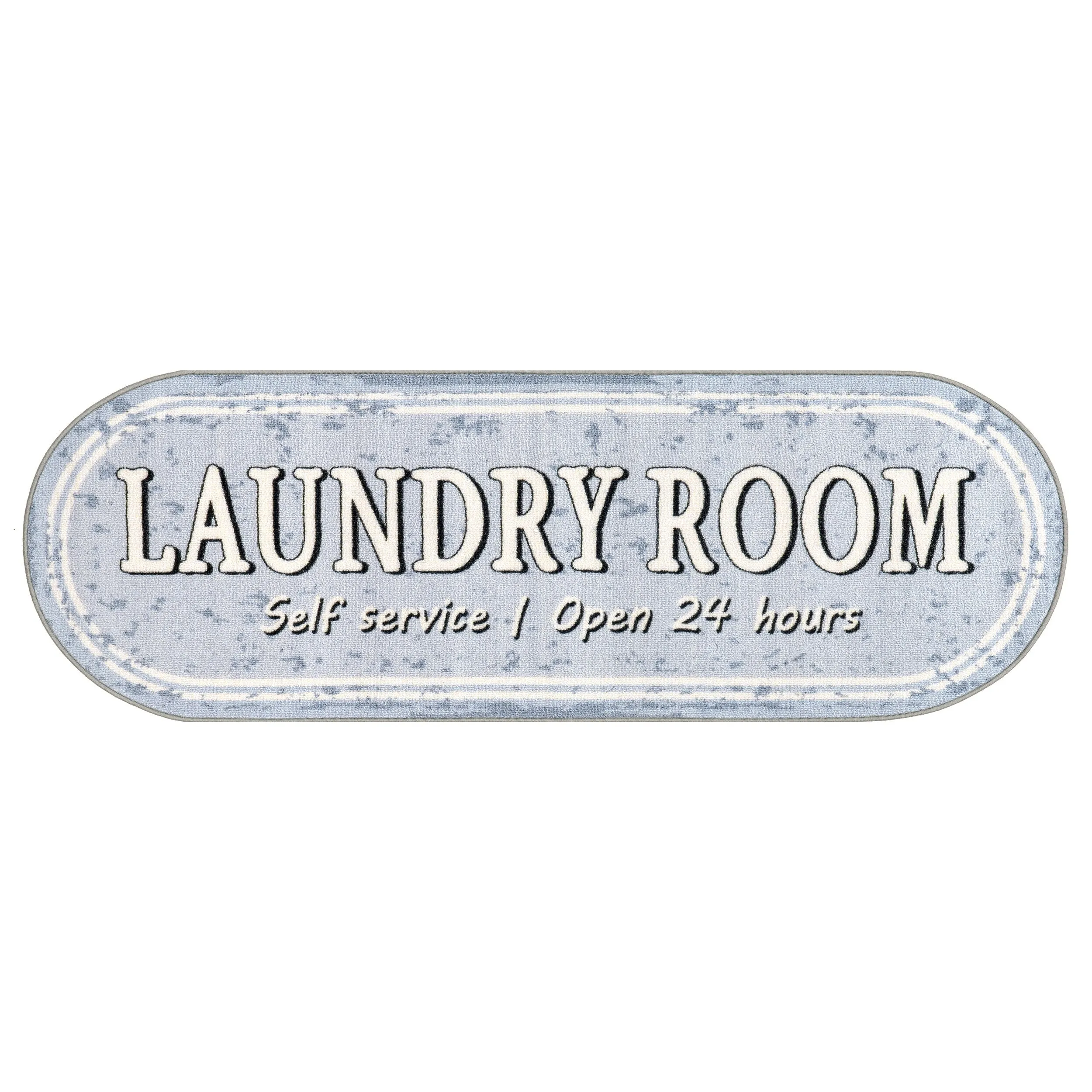 Nuloom Graphic Machine Washable Laundry Mat