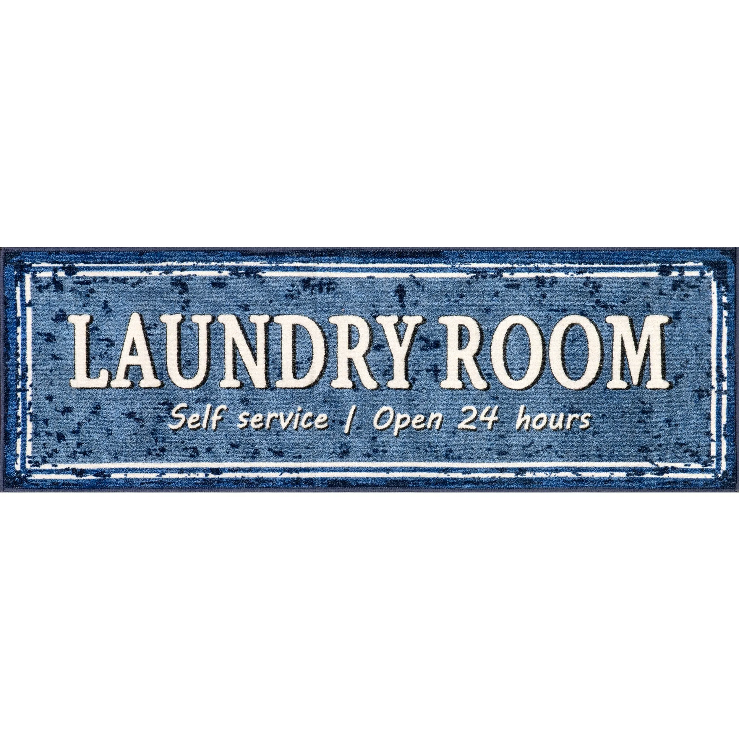 Nuloom Graphic Machine Washable Laundry Mat