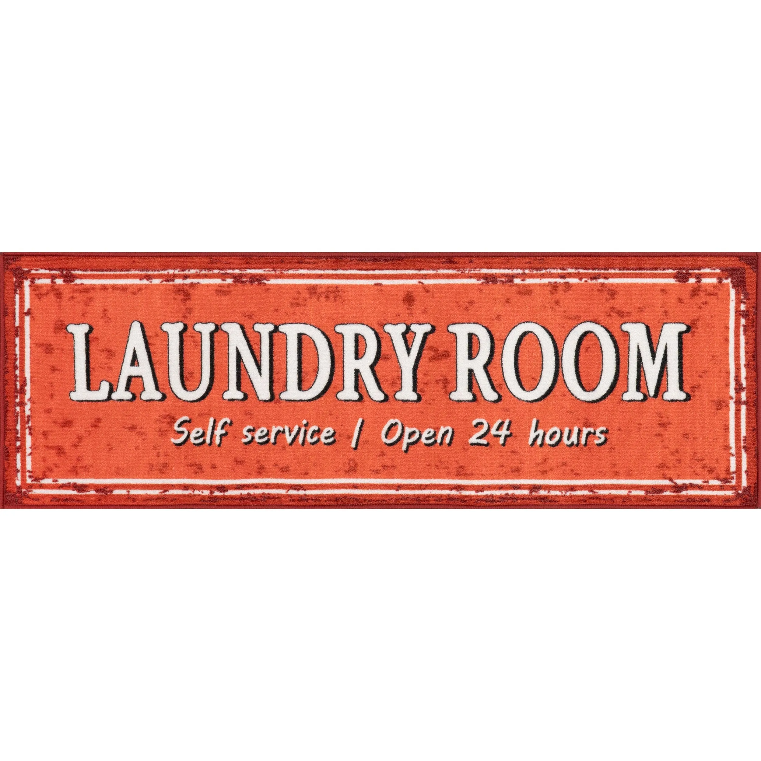 Nuloom Graphic Machine Washable Laundry Mat