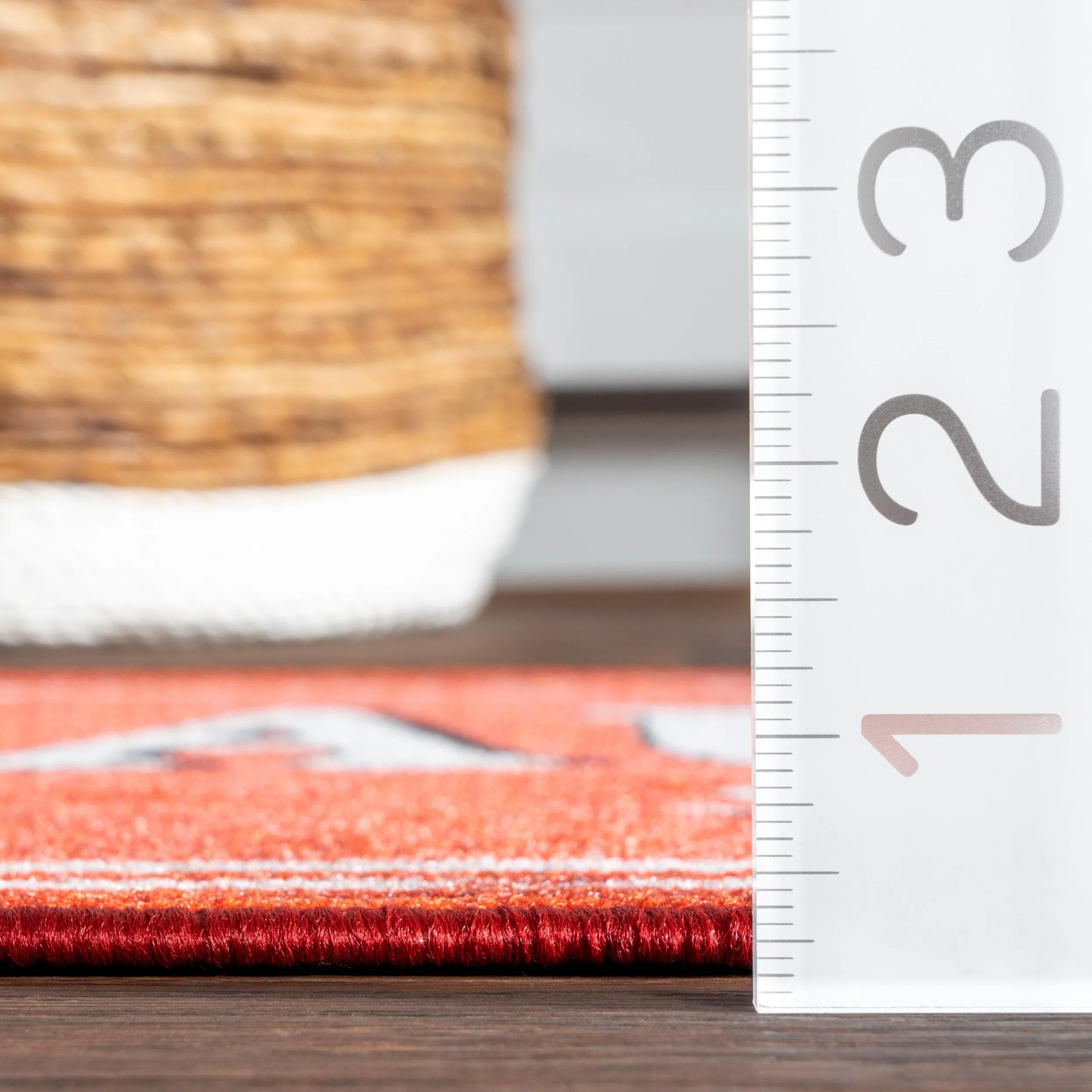 Nuloom Graphic Machine Washable Laundry Mat