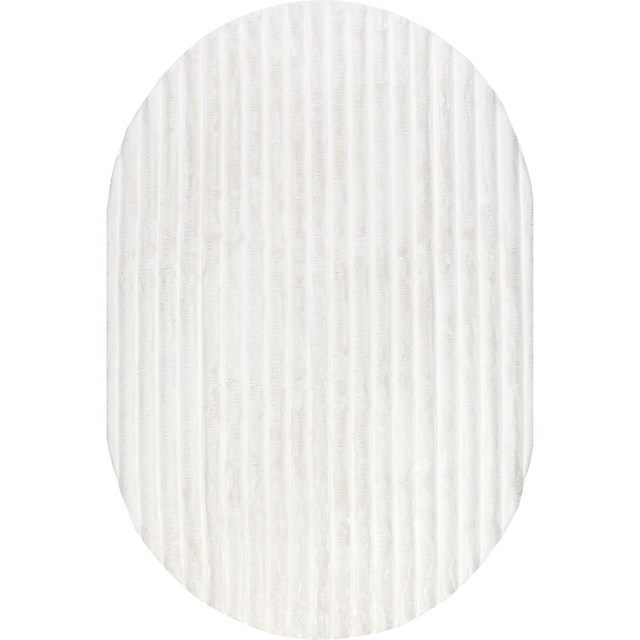 Nuloom Kai SuperiorWash Stripe Faux Rabbit Machine Washable Area Rug
