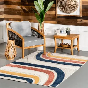 Nuloom Katina Abstract Rainbow Indoor/Outdoor Area Rug