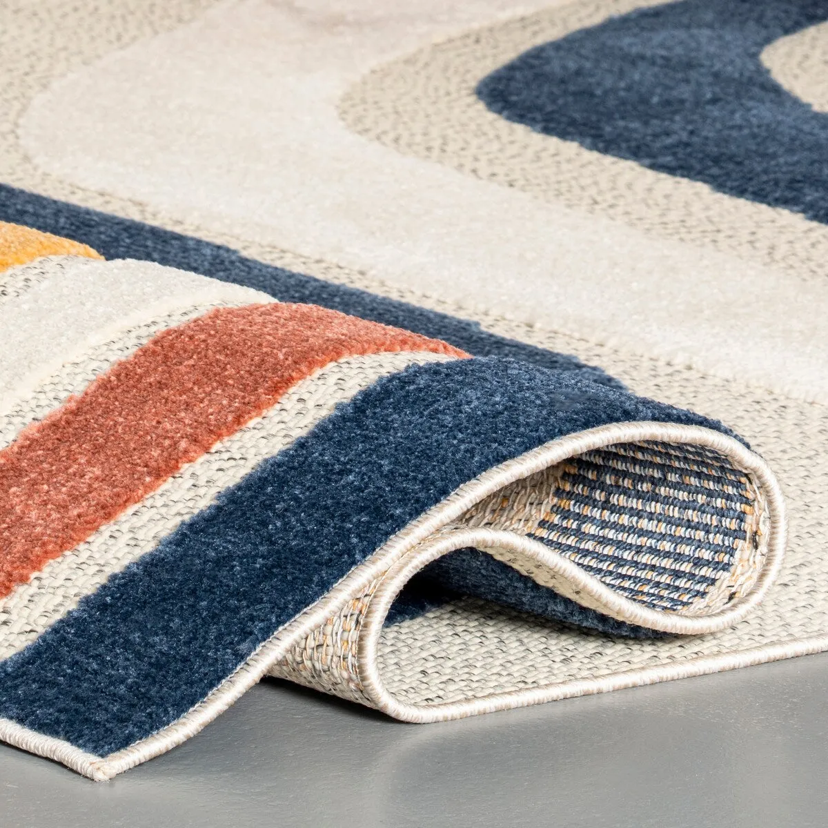 Nuloom Katina Abstract Rainbow Indoor/Outdoor Area Rug