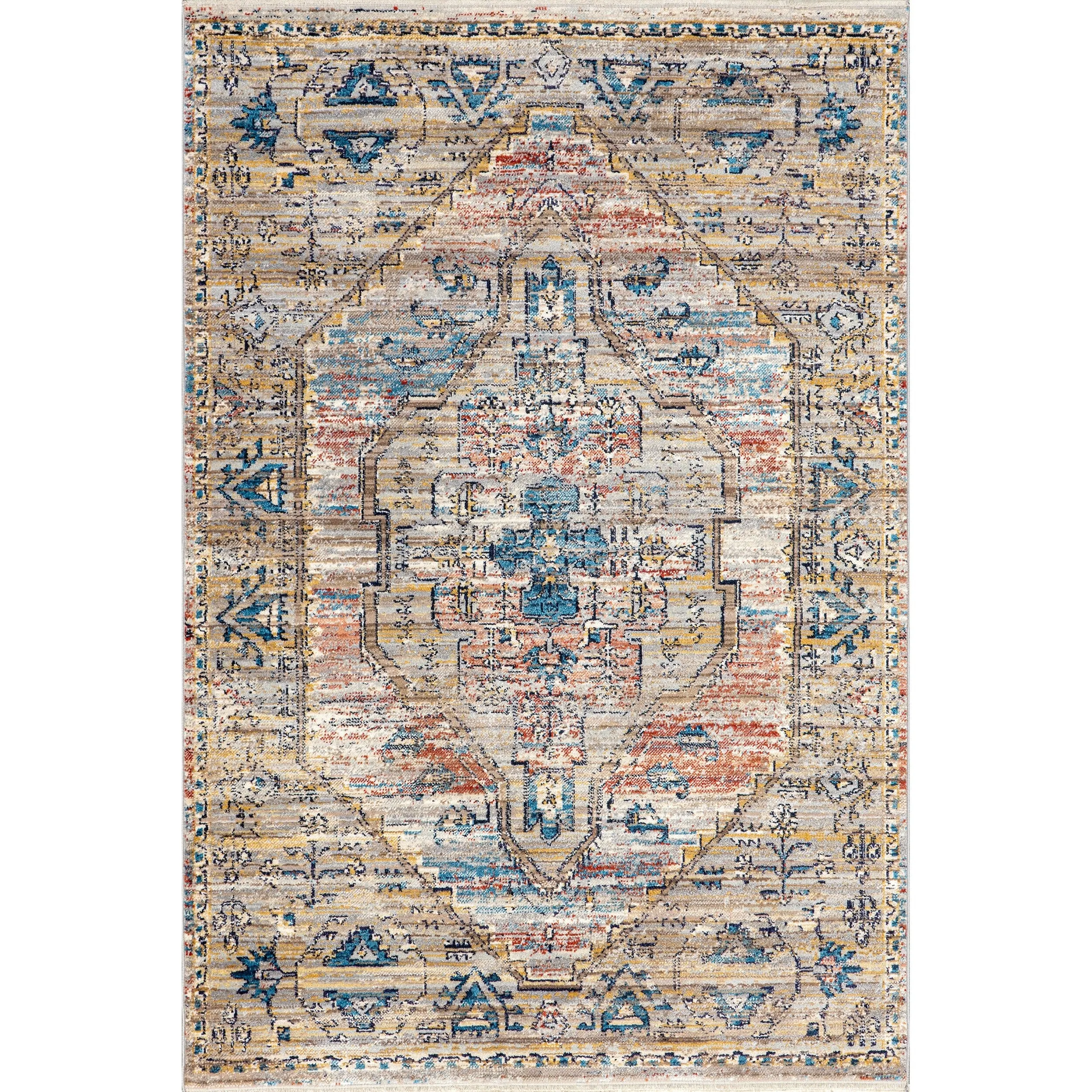 Nuloom Marley Traditional Medallion Fringe Area Rug