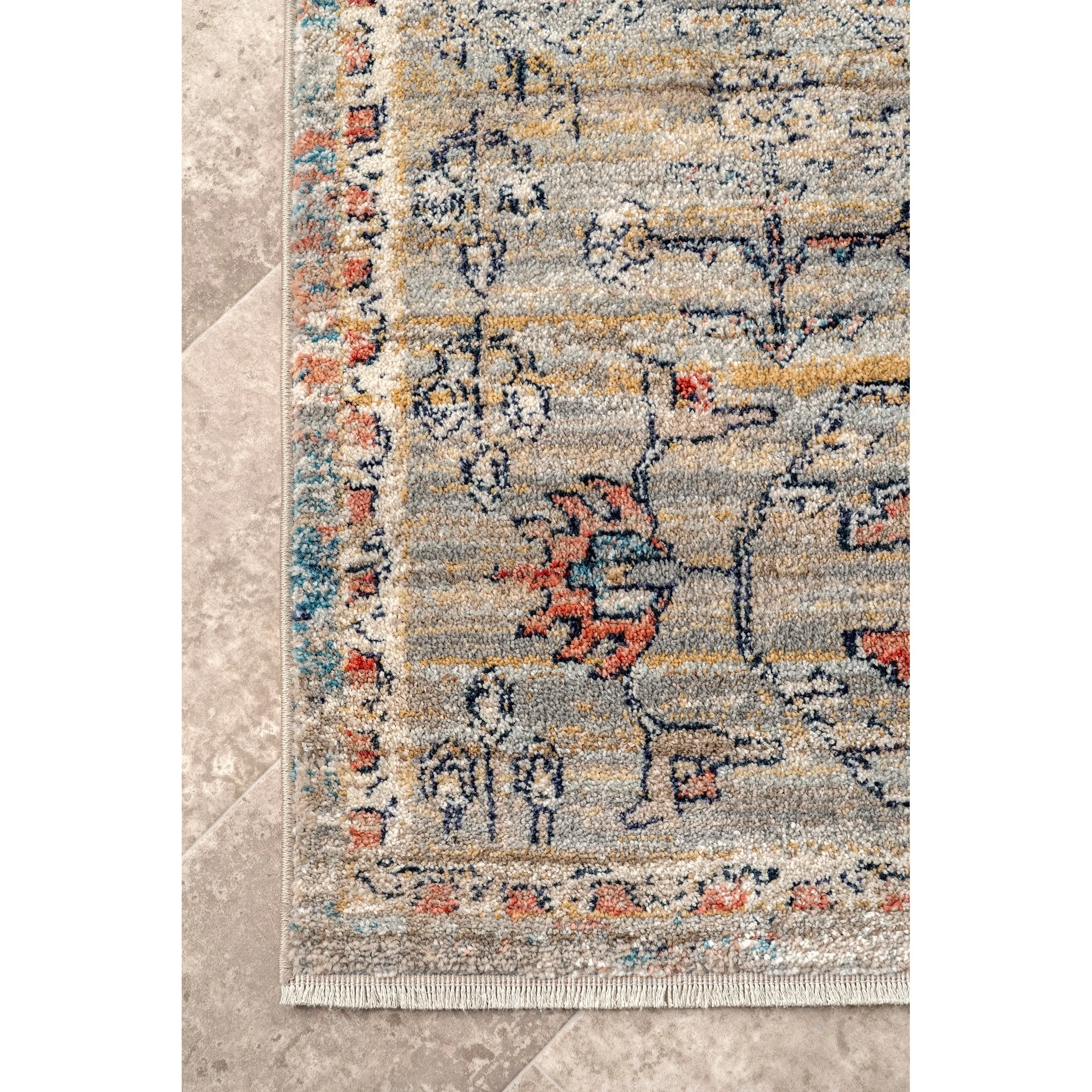 Nuloom Marley Traditional Medallion Fringe Area Rug