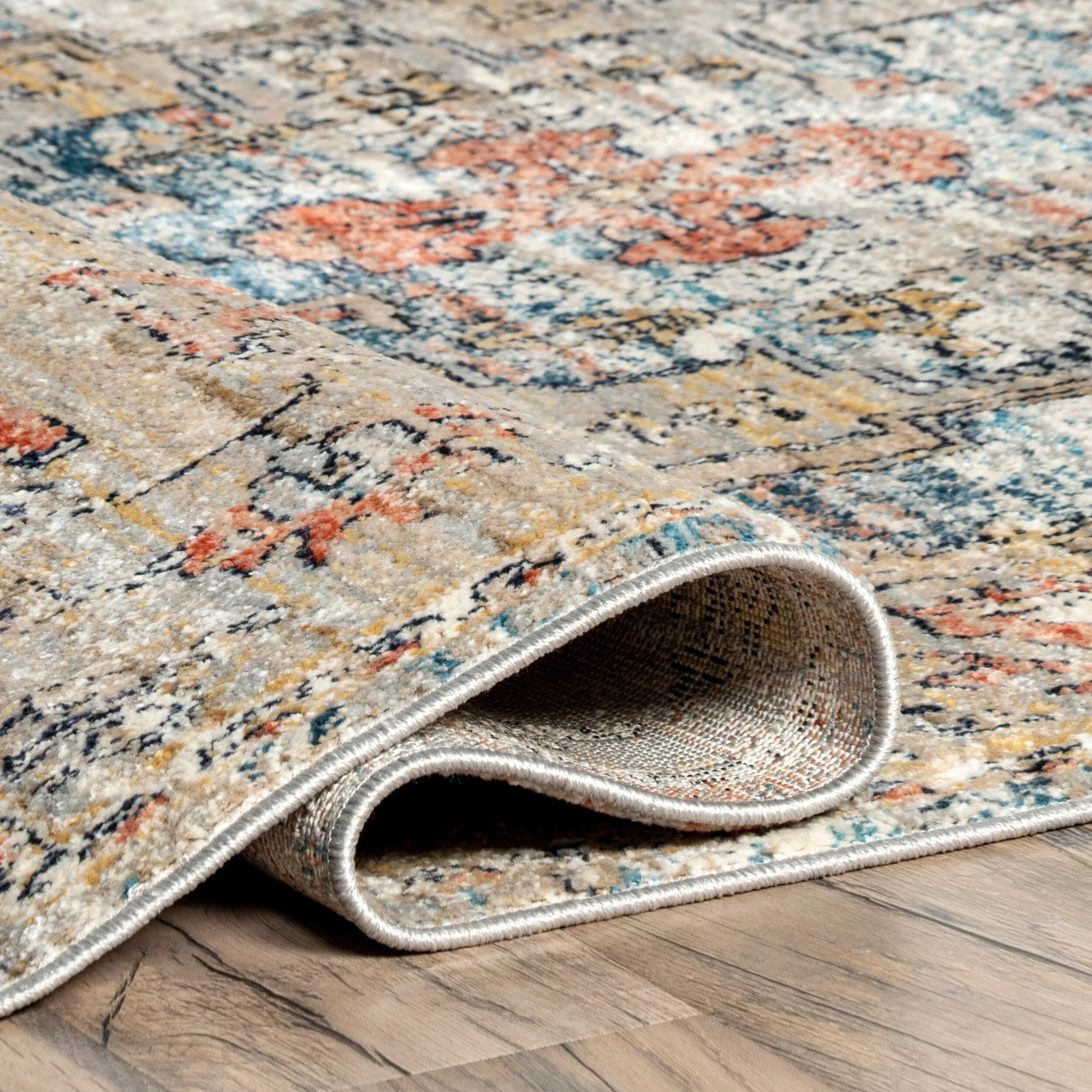 Nuloom Marley Traditional Medallion Fringe Area Rug