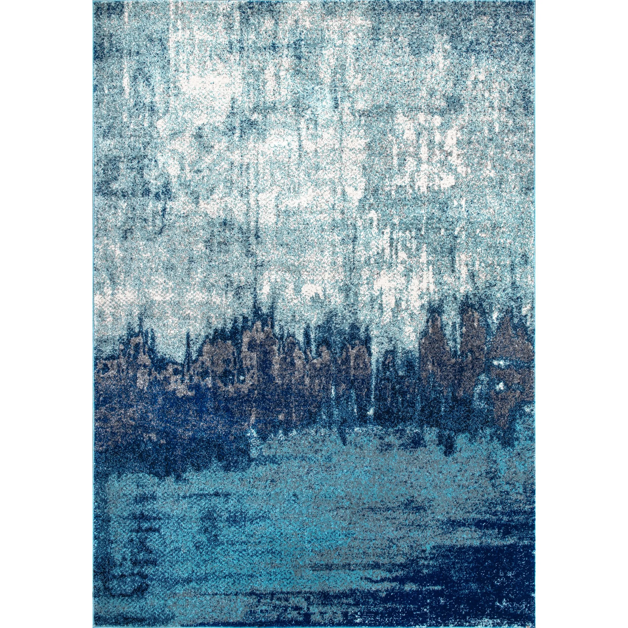 Nuloom Modern Abstract Color-meld Low-pile Area Rug