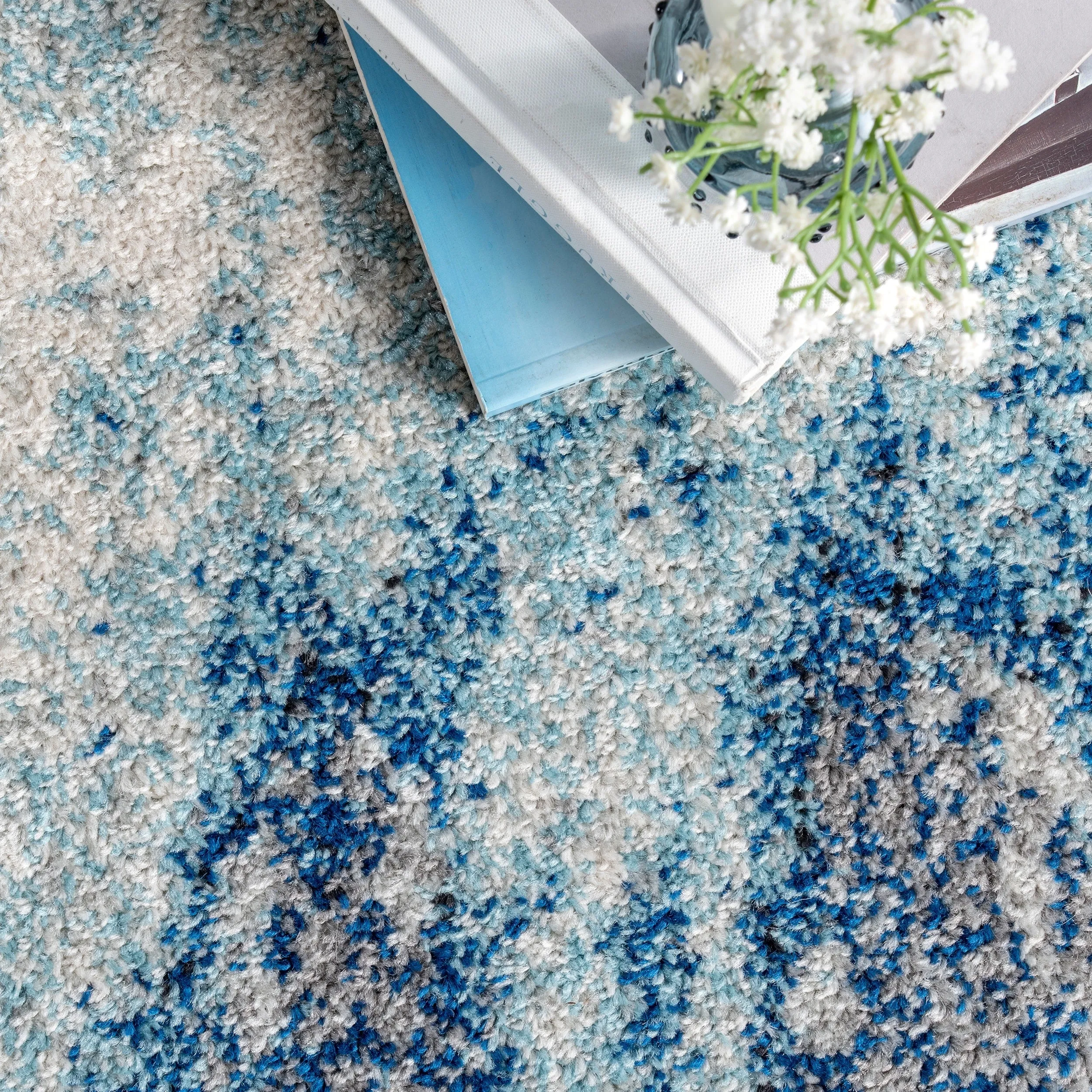 Nuloom Modern Abstract Color-meld Low-pile Area Rug