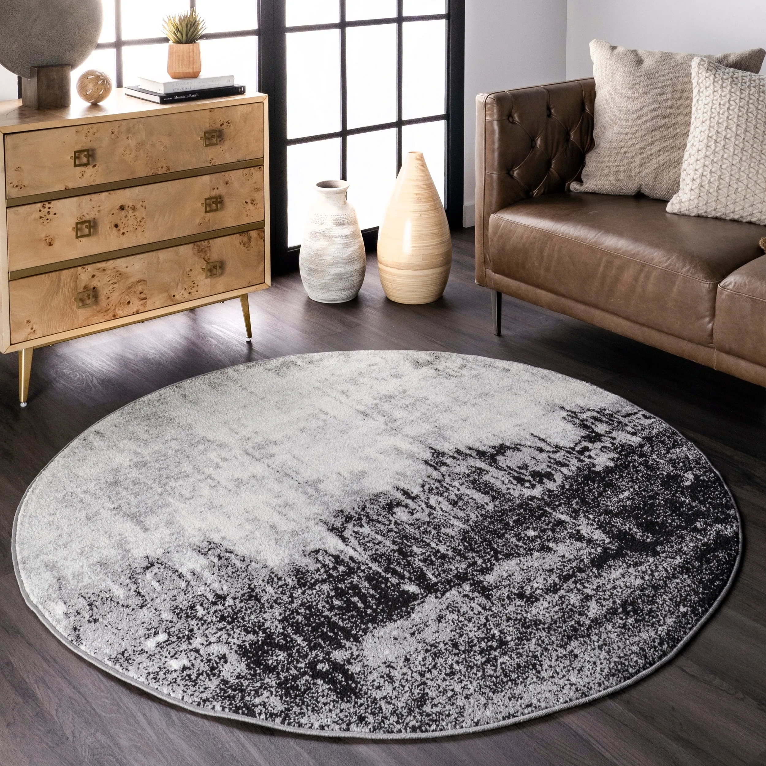 Nuloom Modern Abstract Color-meld Low-pile Area Rug