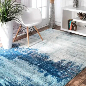 Nuloom Modern Abstract Color-meld Low-pile Area Rug
