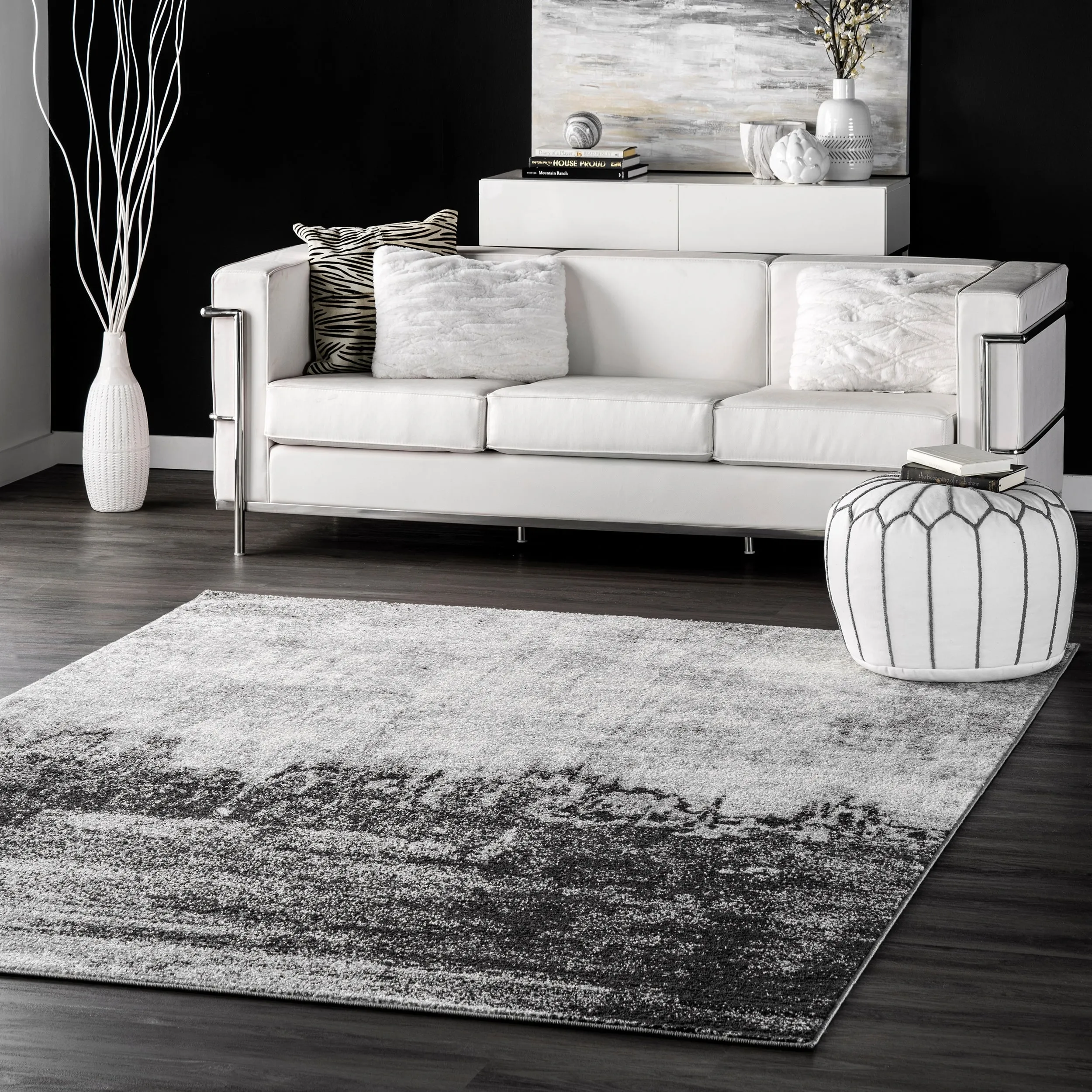 Nuloom Modern Abstract Color-meld Low-pile Area Rug