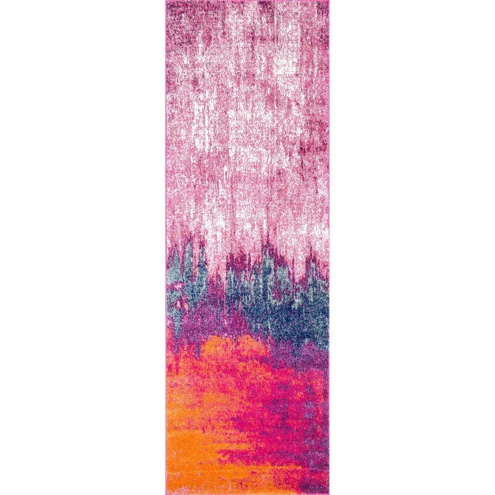 Nuloom Modern Abstract Color-meld Low-pile Area Rug