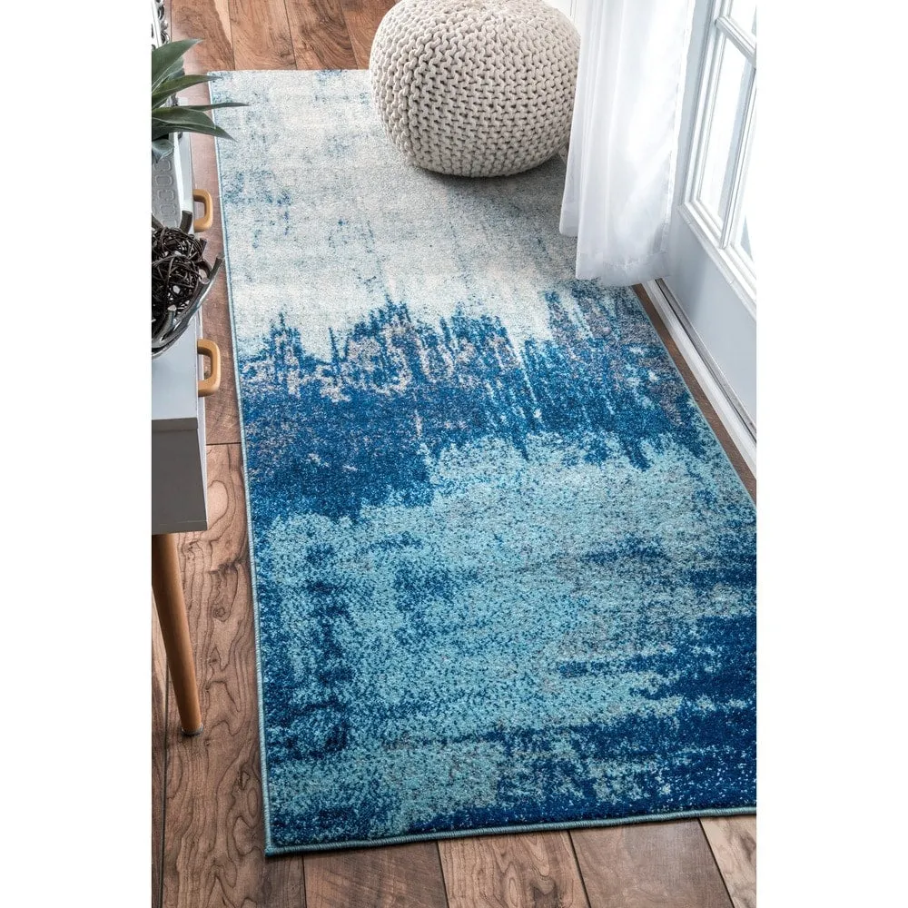 Nuloom Modern Abstract Color-meld Low-pile Area Rug