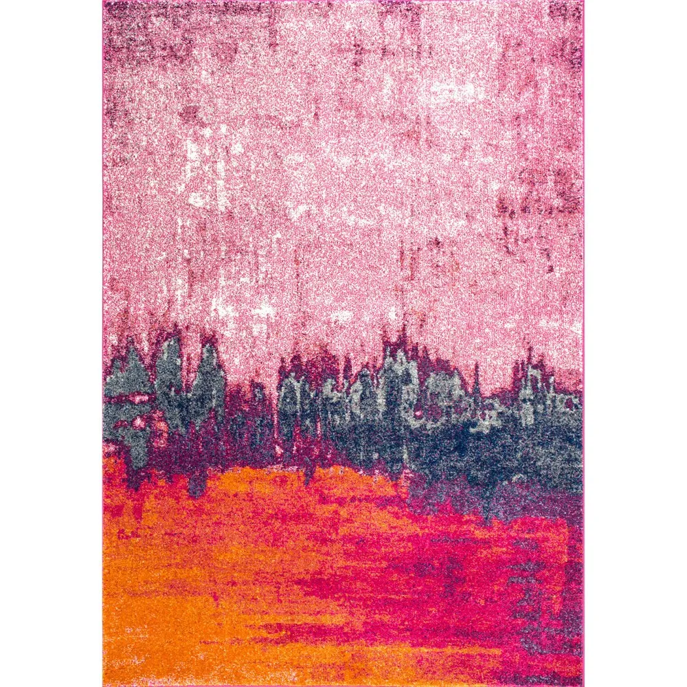 Nuloom Modern Abstract Color-meld Low-pile Area Rug