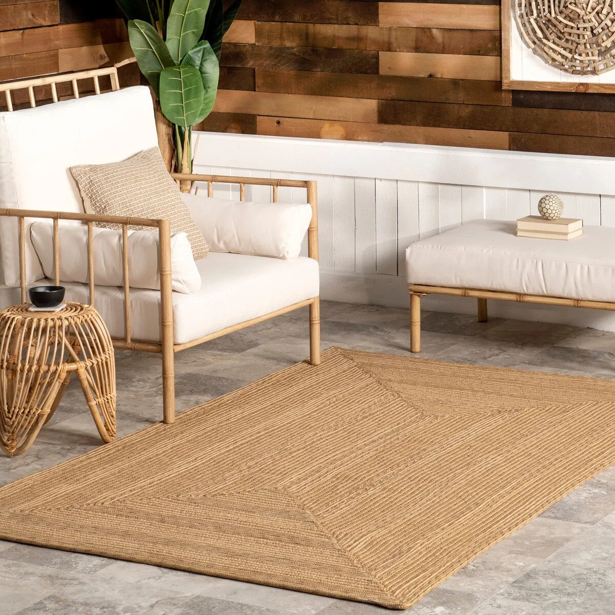 Nuloom Rowan Braided Texture Indoor/Outdoor Area Rug