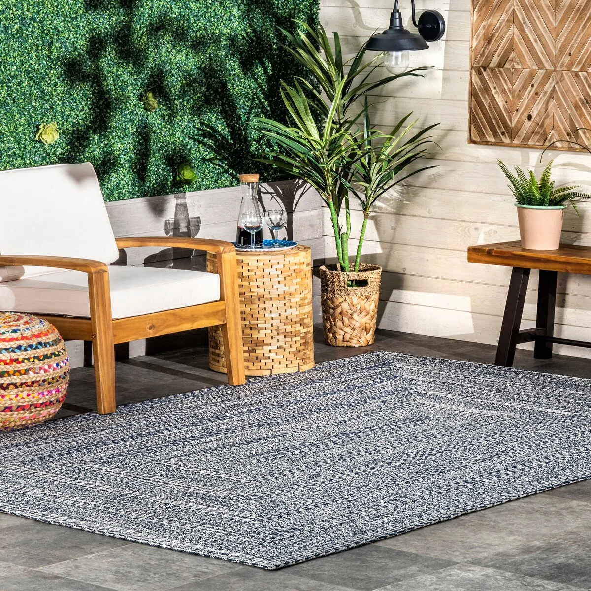 Nuloom Rowan Braided Texture Indoor/Outdoor Area Rug