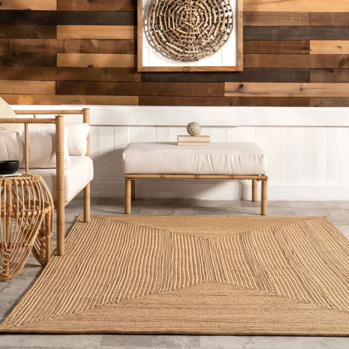 Nuloom Rowan Braided Texture Indoor/Outdoor Area Rug