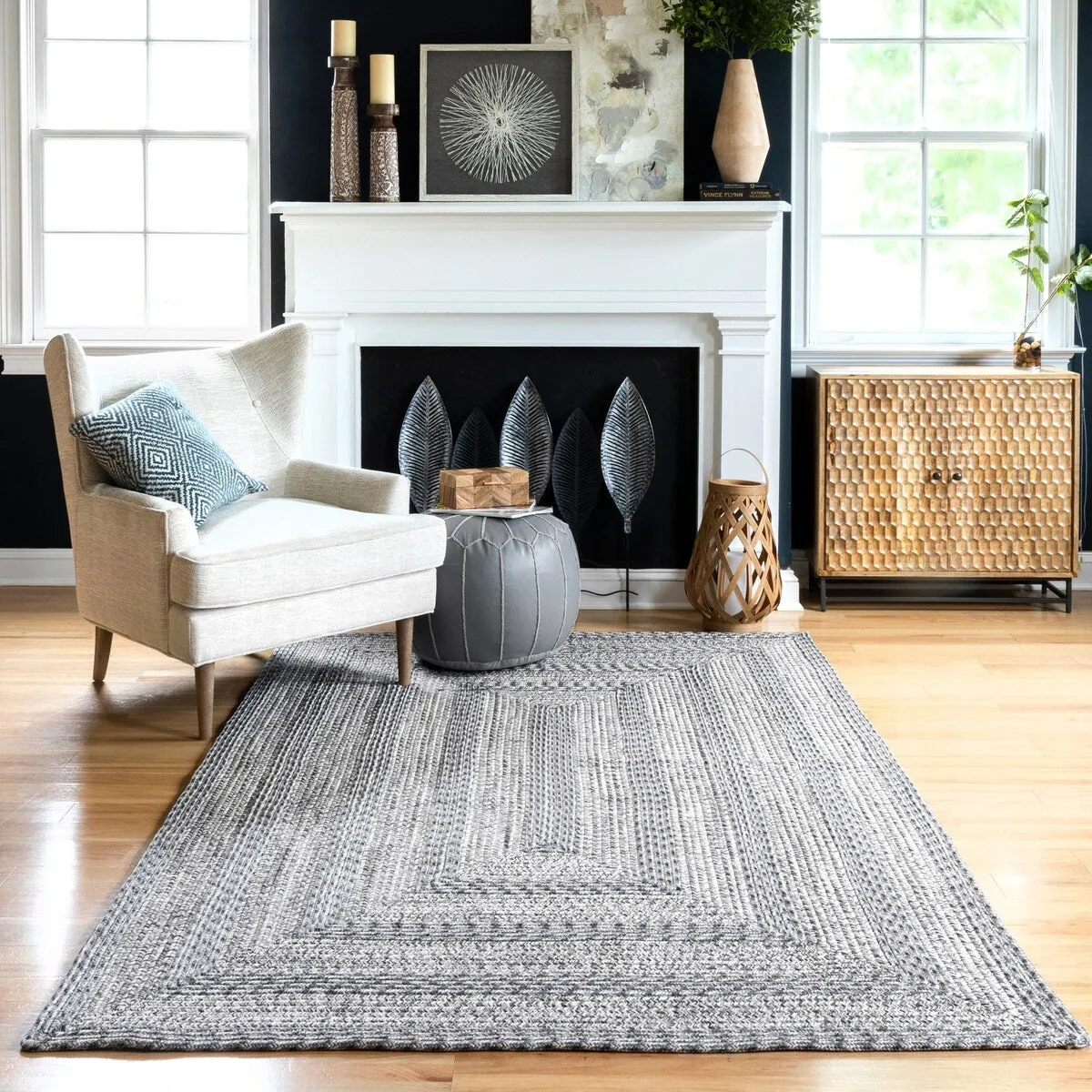 Nuloom Rowan Braided Texture Indoor/Outdoor Area Rug