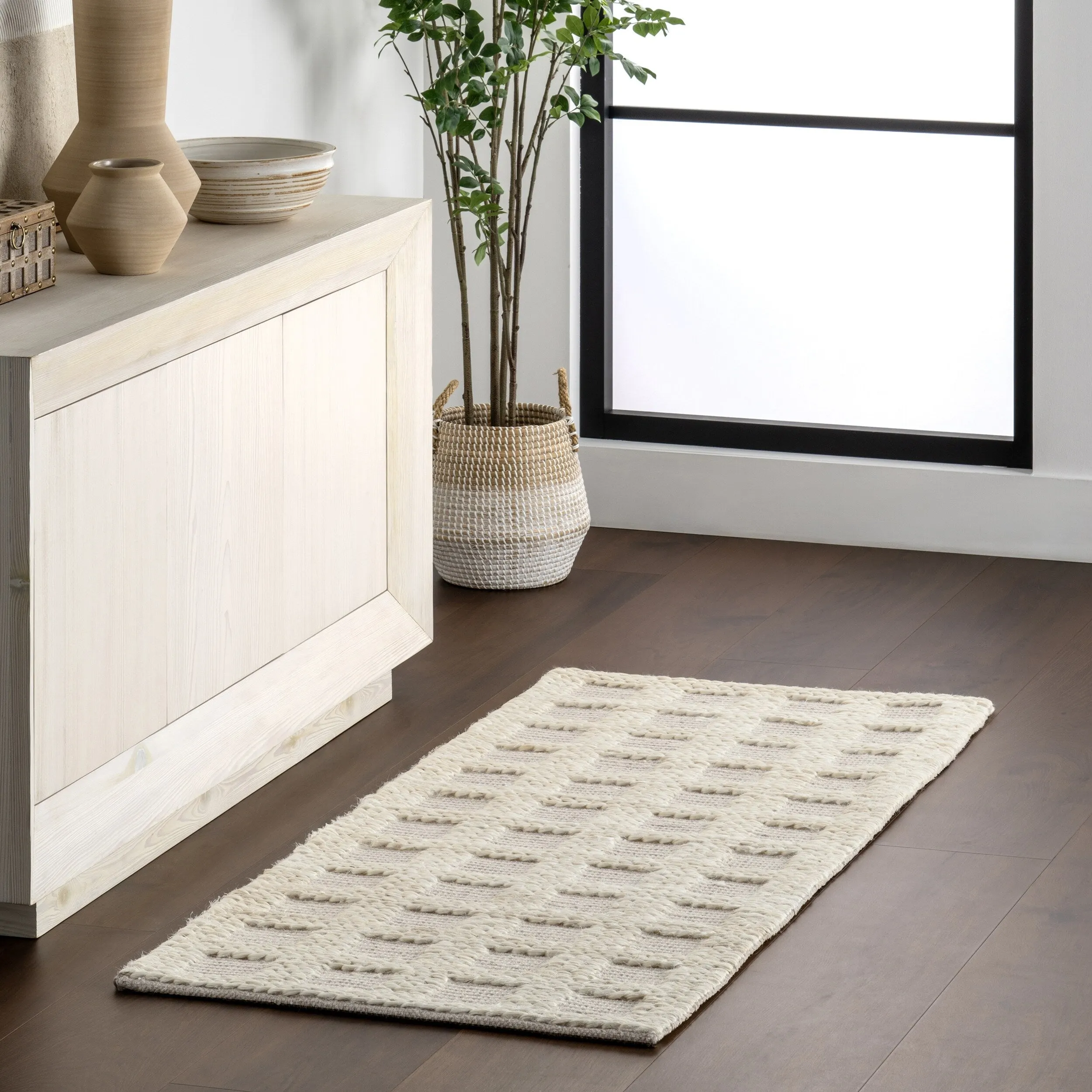 Nuloom Rubina Casual Geometric Jute Area Rug