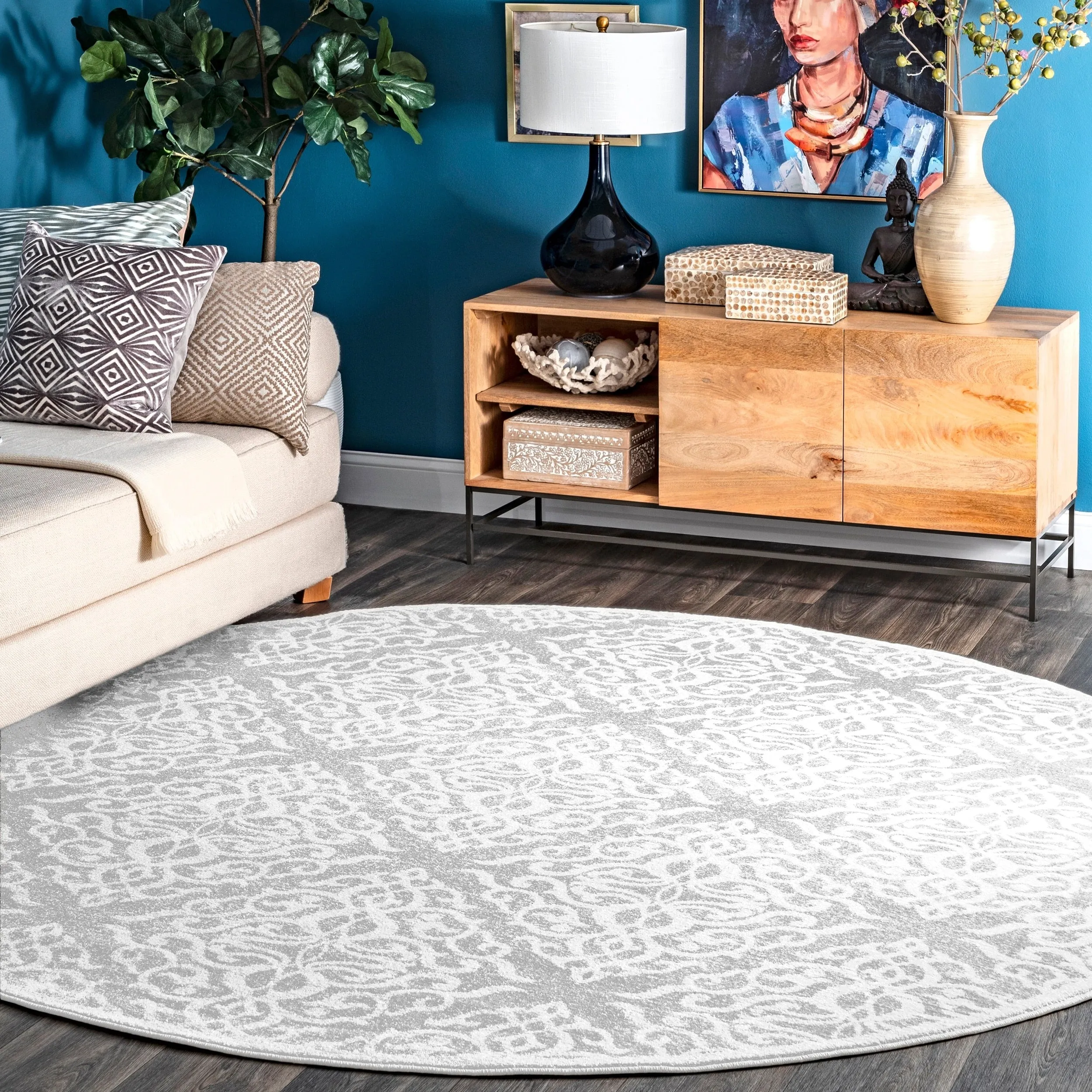 Nuloom Sally Faded Trellis Area Rug