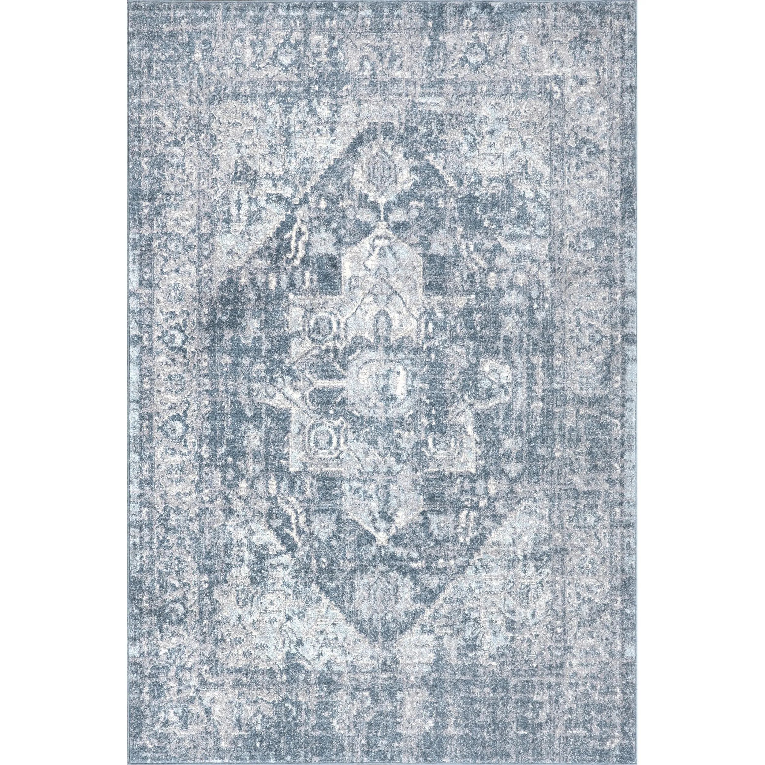 Nuloom Sofia Faded Persian Medallion Area Rug