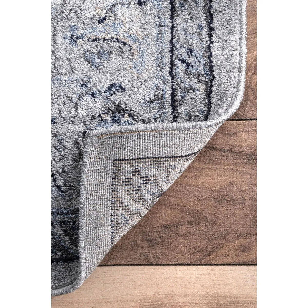 Nuloom Traditional Antique Lavish Versaille Blooming Fantasy Faded Frame Area Rug