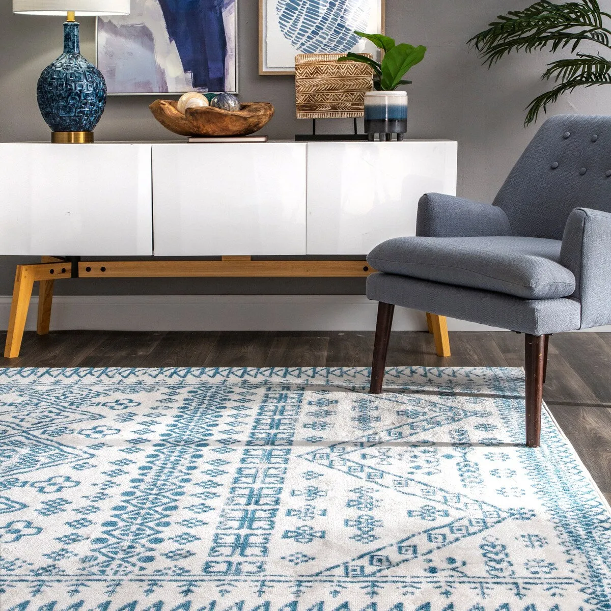 Nuloom Transitional Moroccan Frances Area Rug