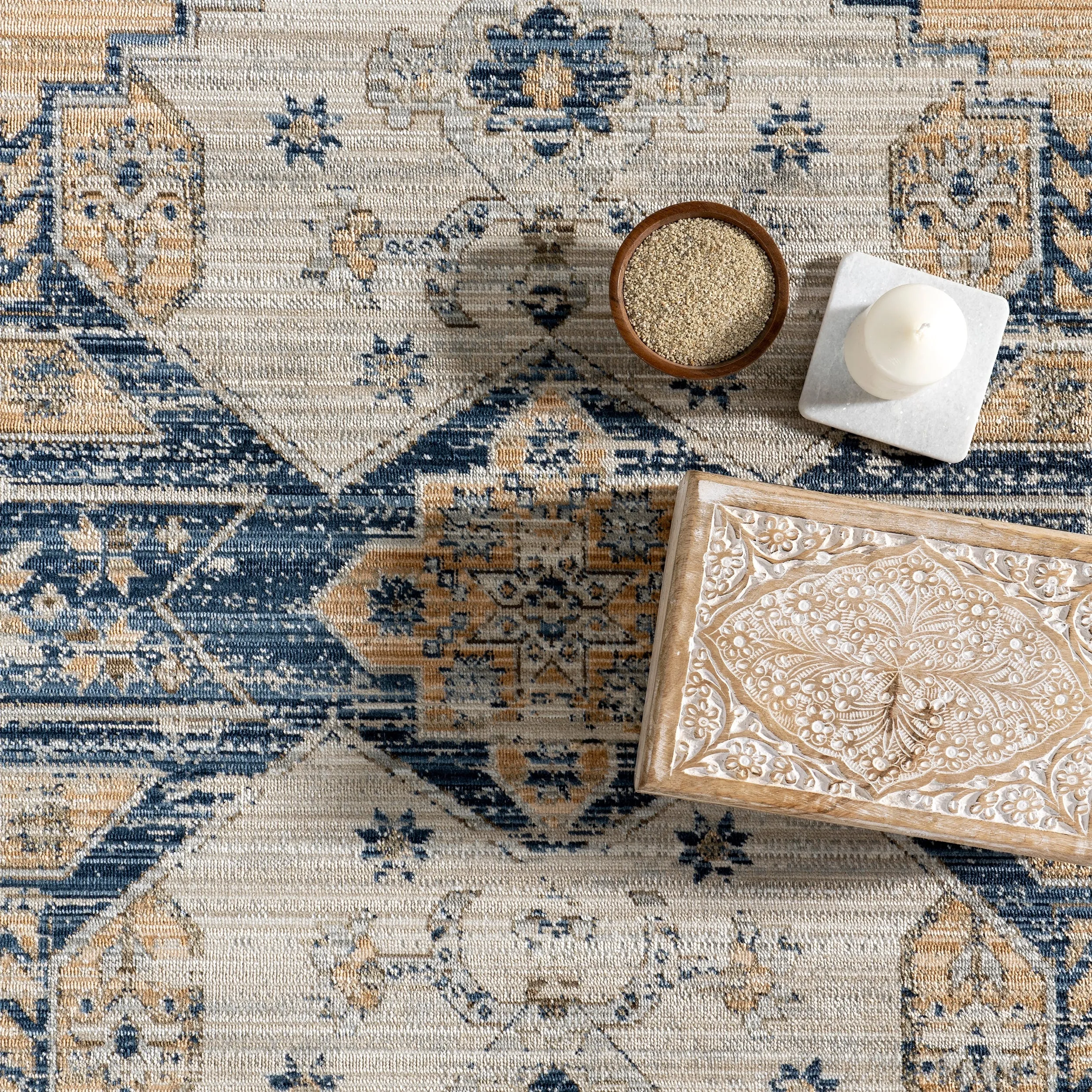 Nuloom Zazie Traditional Machine Washable Indoor/Outdoor Area Rug