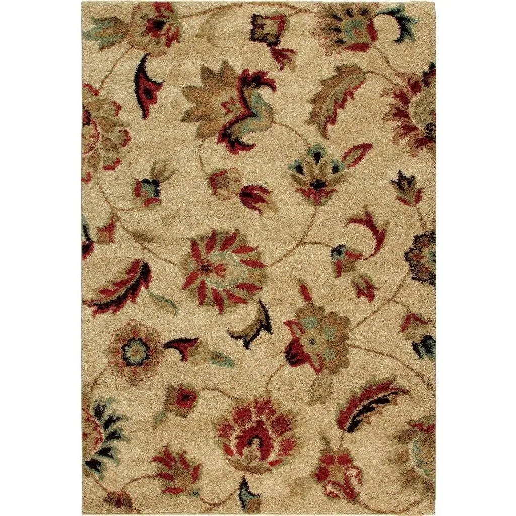Orian Rugs Carolina Wild London Floral Stain Resistant Area Rug