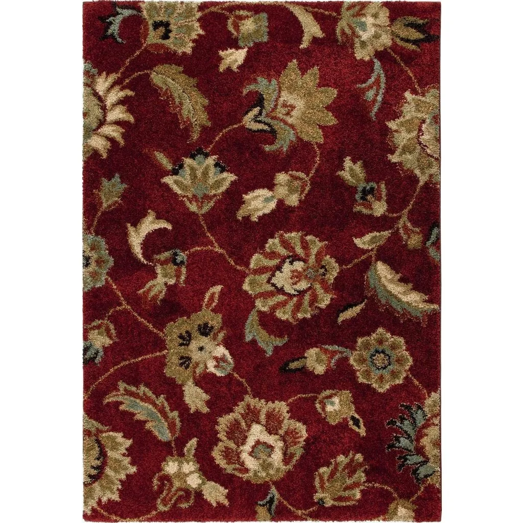 Orian Rugs Carolina Wild London Floral Stain Resistant Area Rug