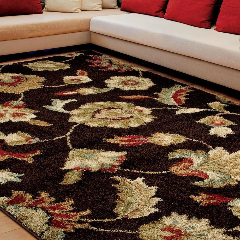 Orian Rugs Carolina Wild London Floral Stain Resistant Area Rug
