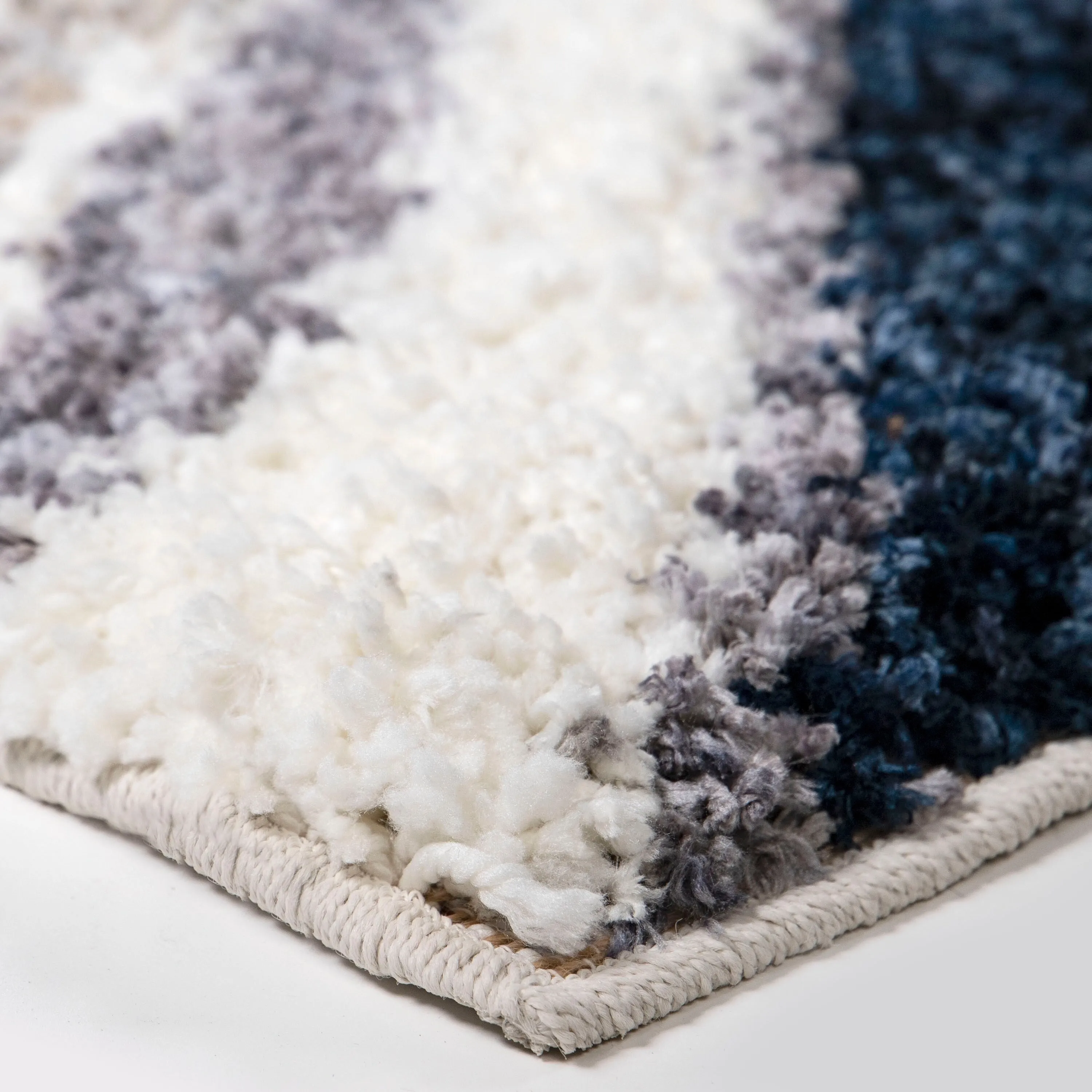 Orian Rugs Cotton Tail Agate Blue Abstract Stain Resistant Area Rug