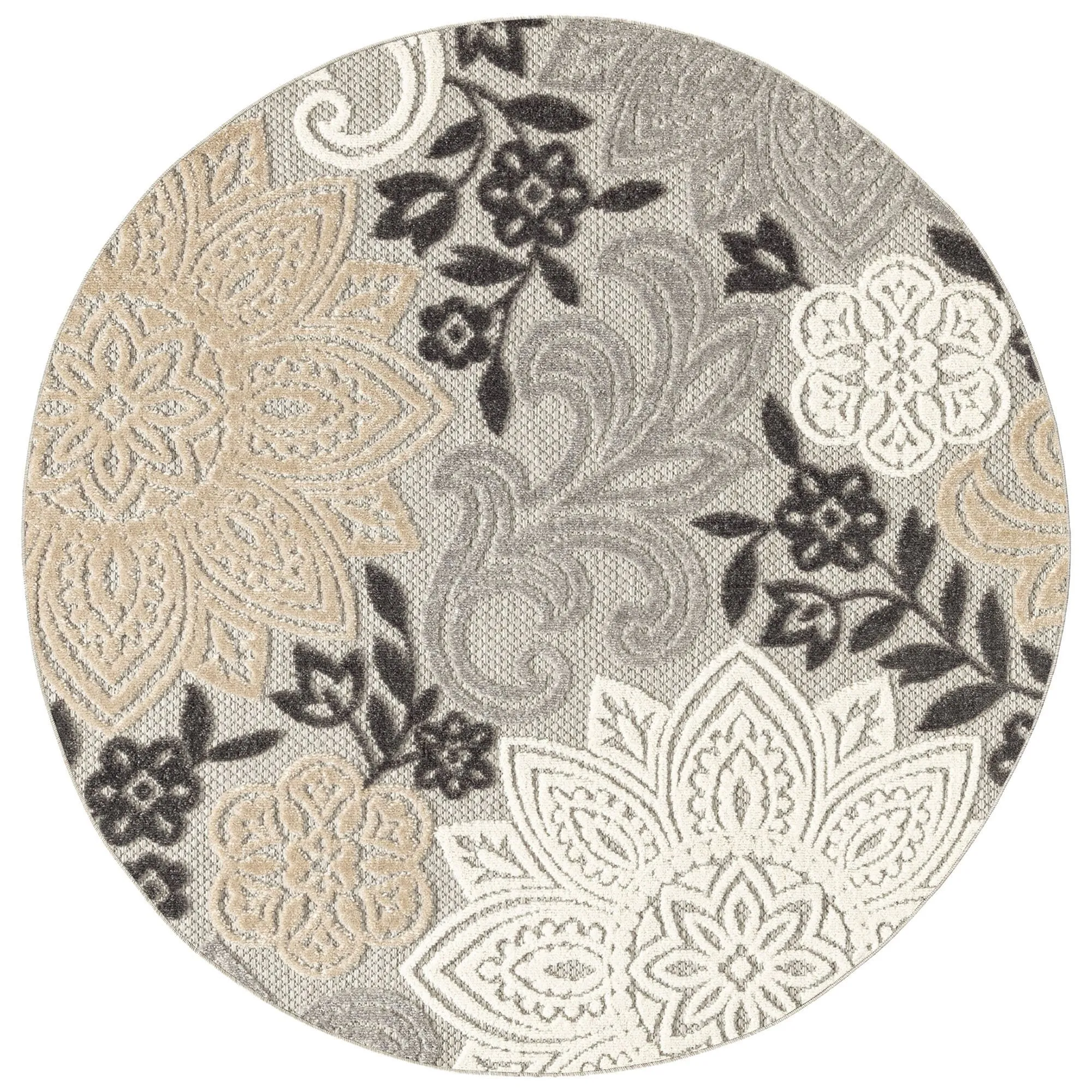 Origin Coastal Floral Indoor/Outdoor Area Rug