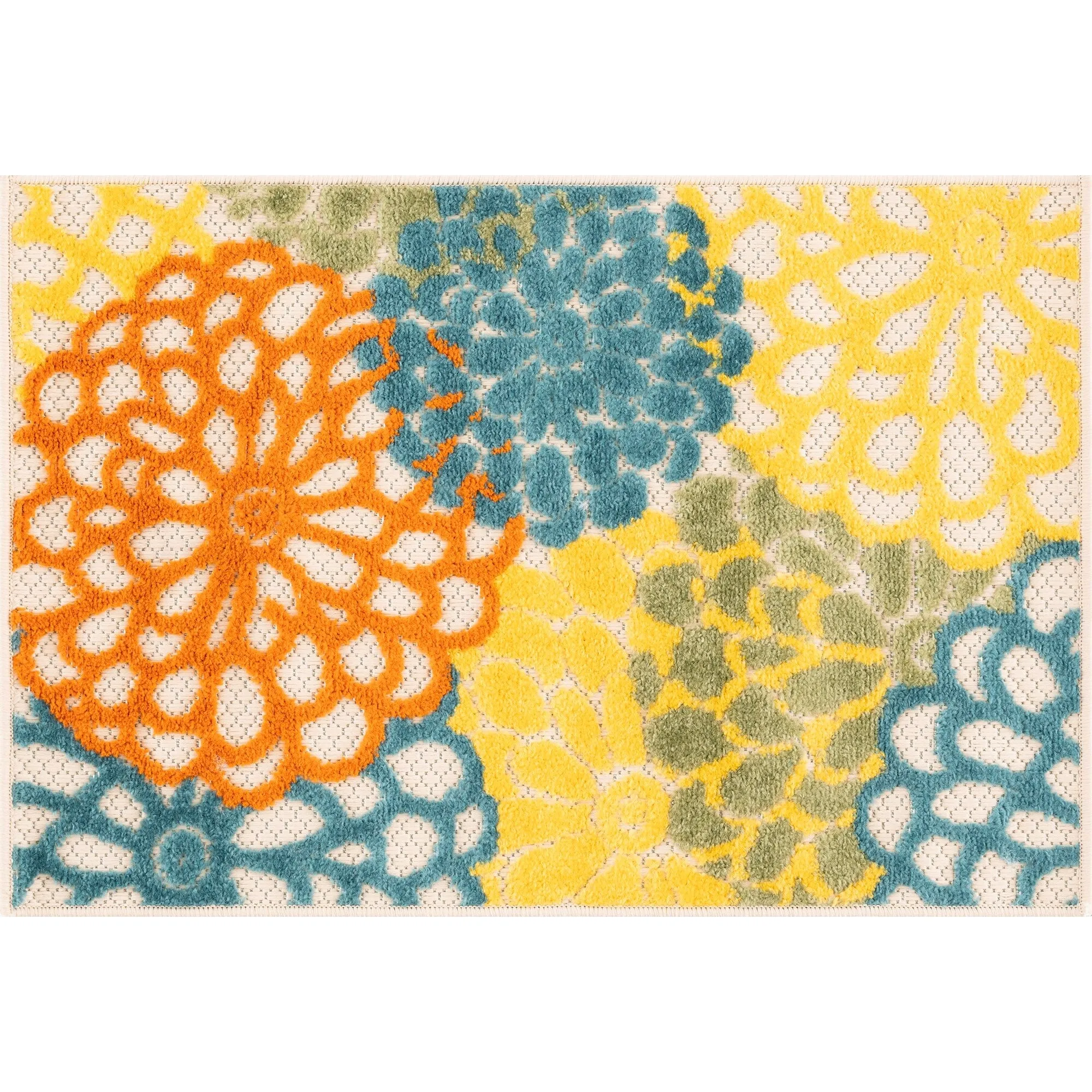 Origin Coastal Floral Indoor/Outdoor Area Rug