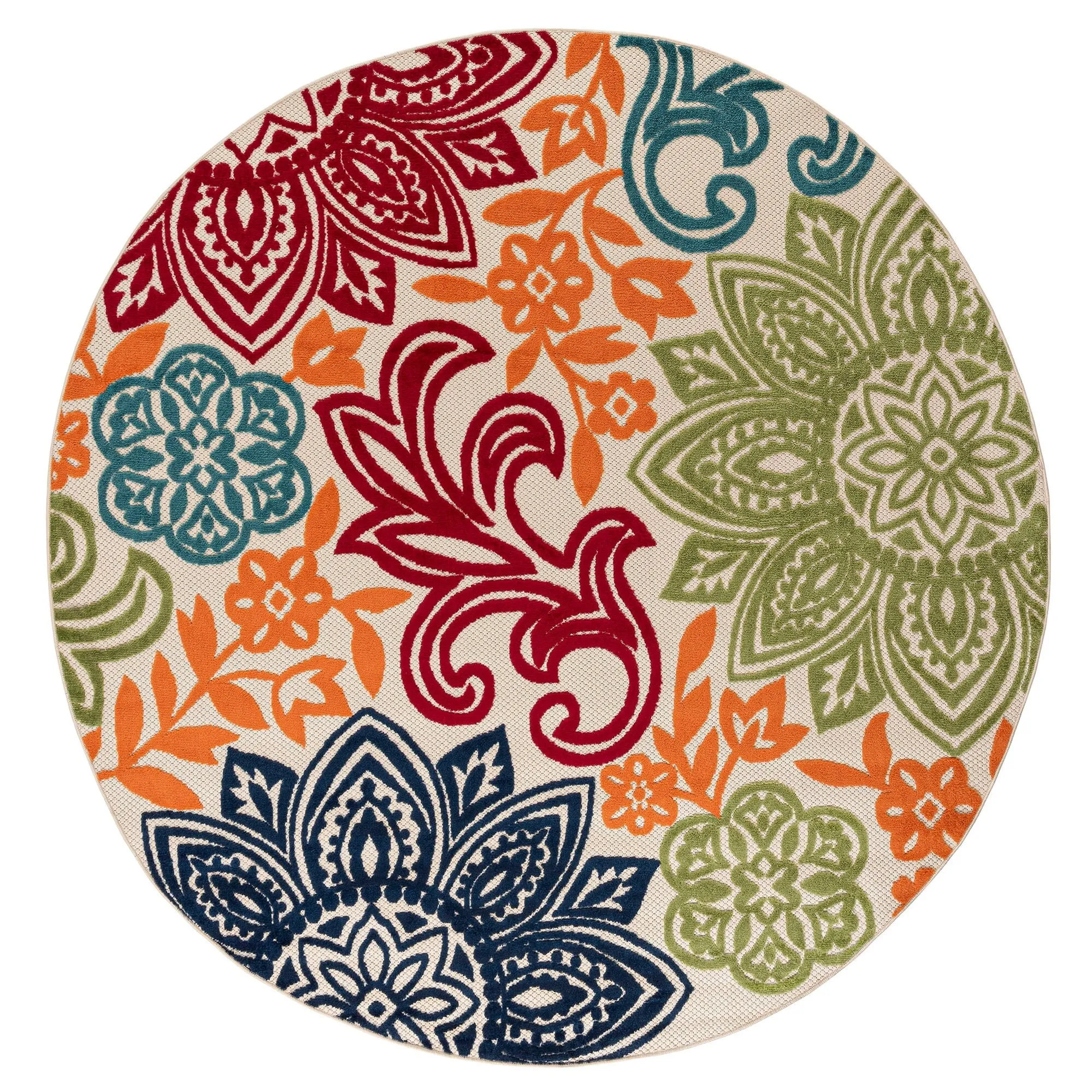 Origin Coastal Floral Indoor/Outdoor Area Rug